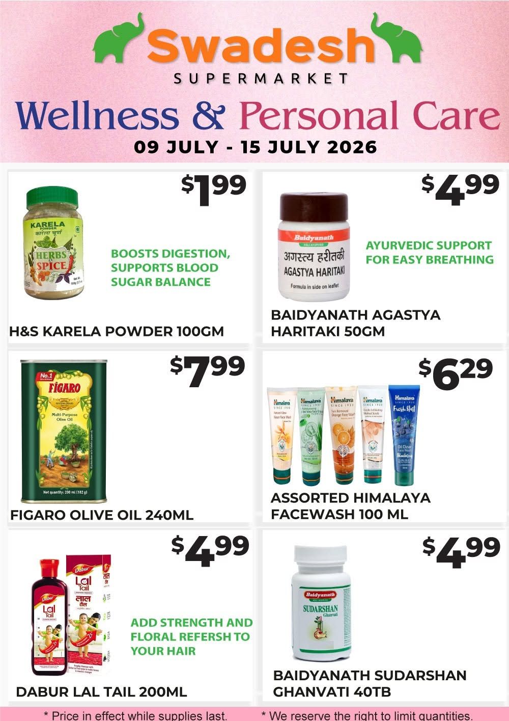 Swadesh Supermarket Flyer July 9 to 15