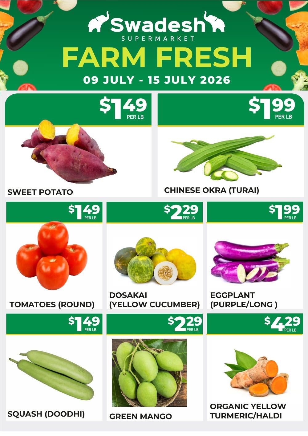 Swadesh Supermarket Flyer July 9 to 15