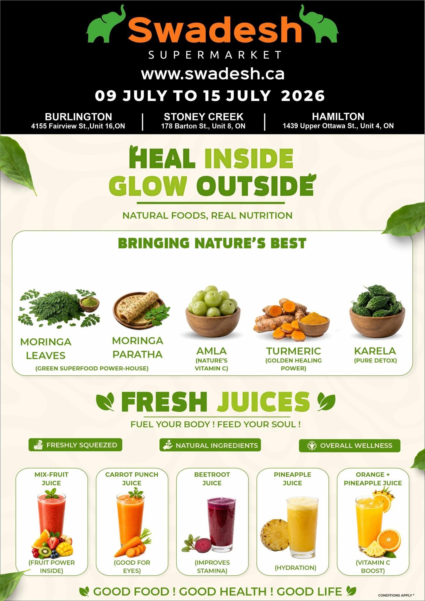 Swadesh Supermarket Flyer July 9 to 15