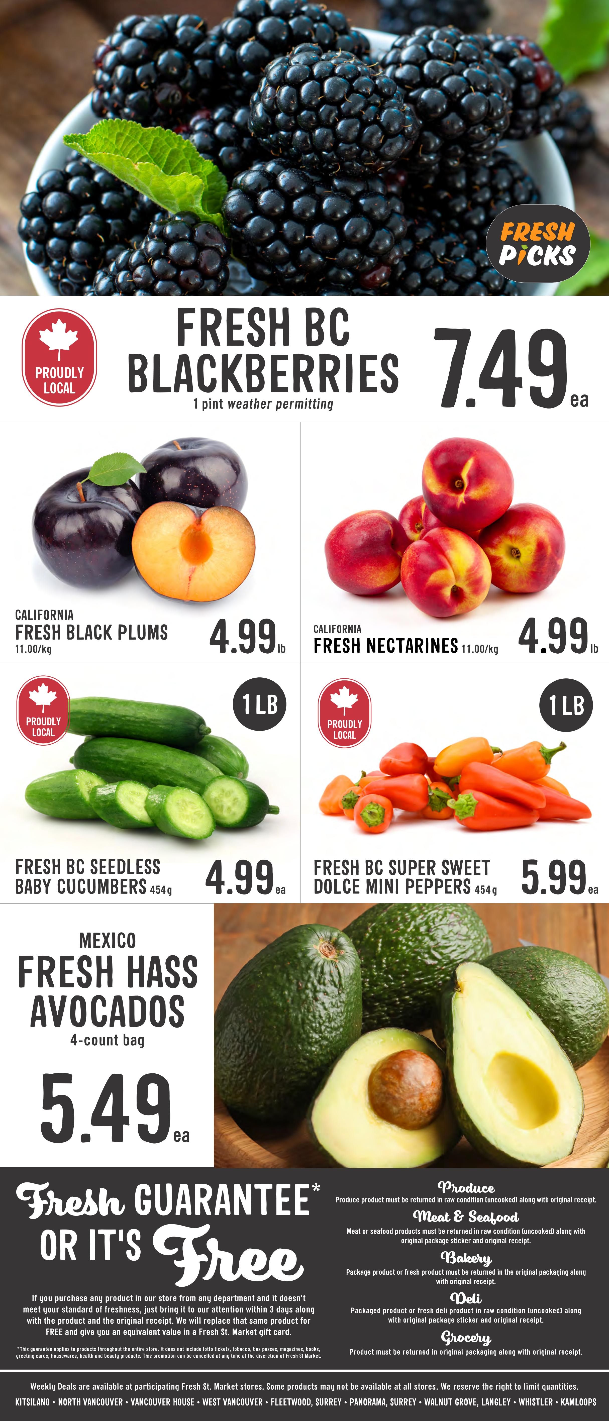 Fresh St. Market Flyer July 10 to 16