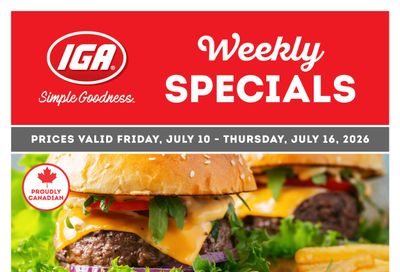 IGA Stores of BC Flyer July 10 to 16