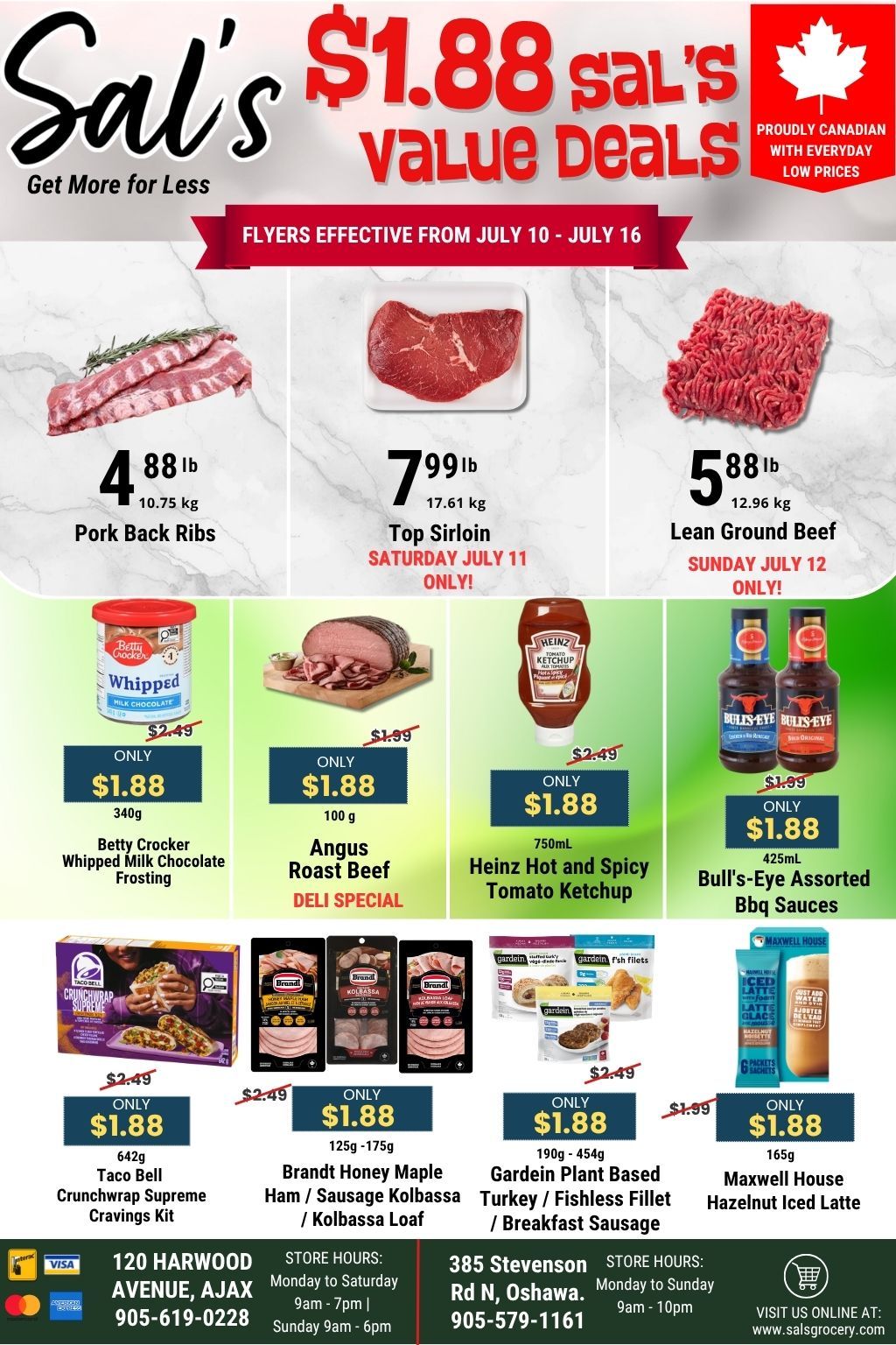 Sal's Grocery Flyer July 10 to 16