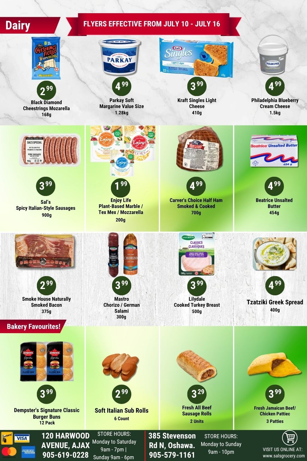 Sal's Grocery Flyer July 10 to 16