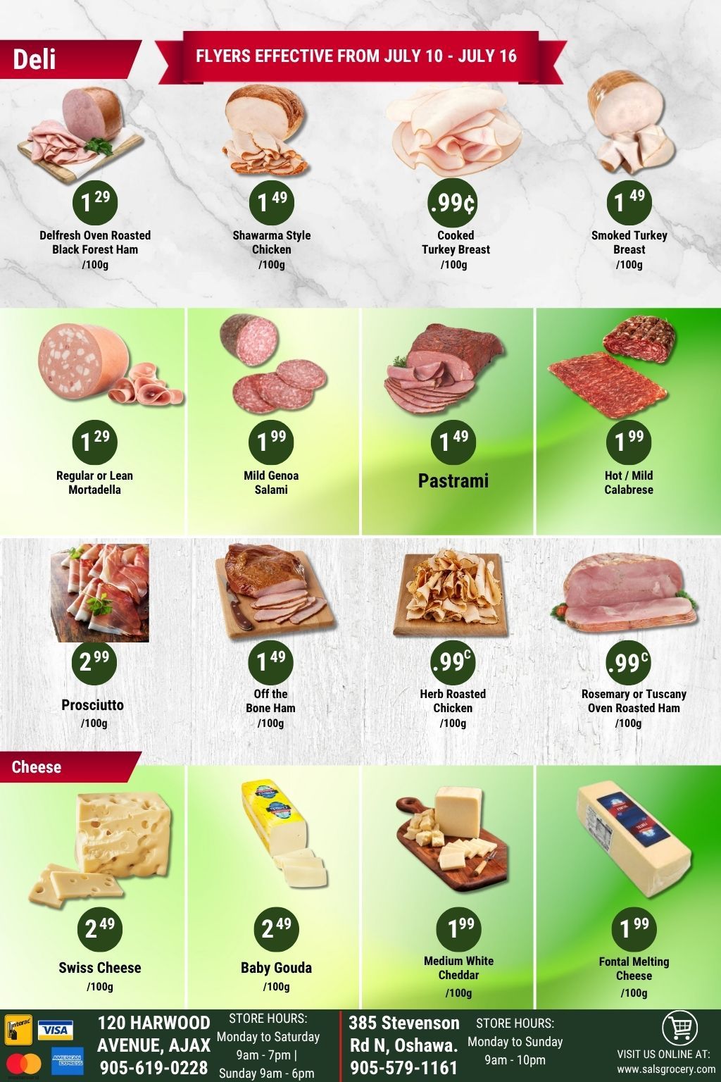 Sal's Grocery Flyer July 10 to 16