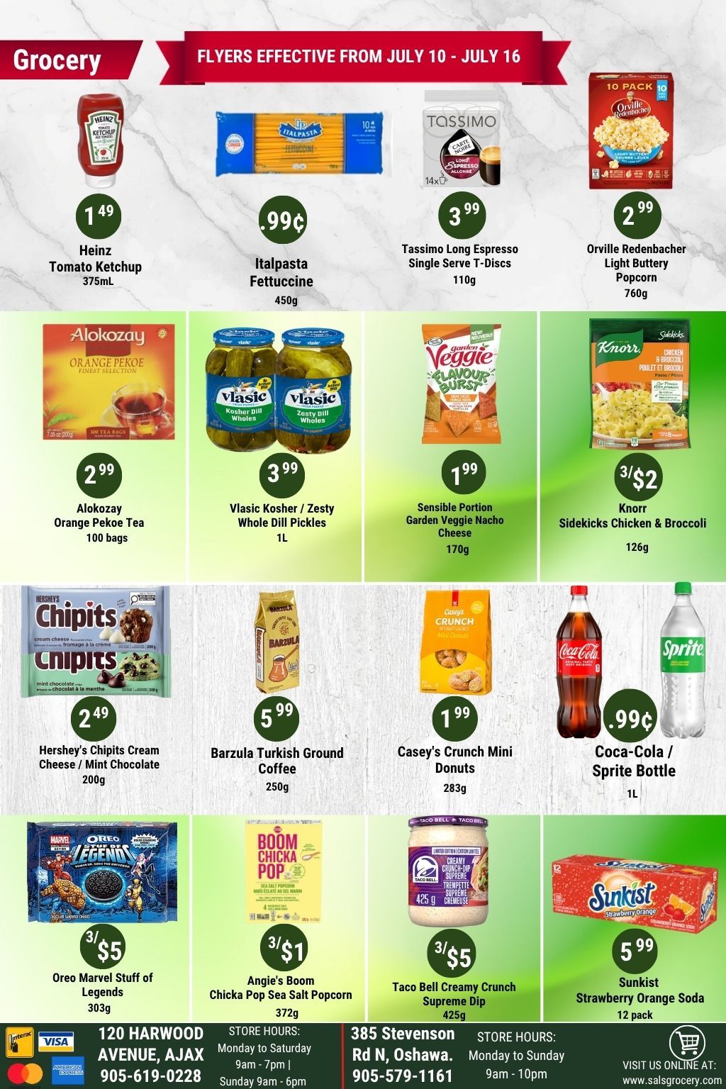 Sal's Grocery Flyer July 10 to 16