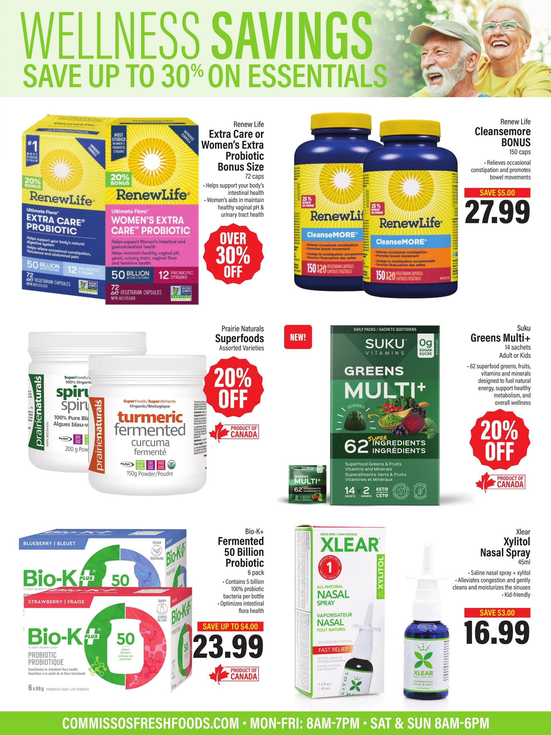 Commisso's Fresh Foods Wellness Flyer July 10 to 23