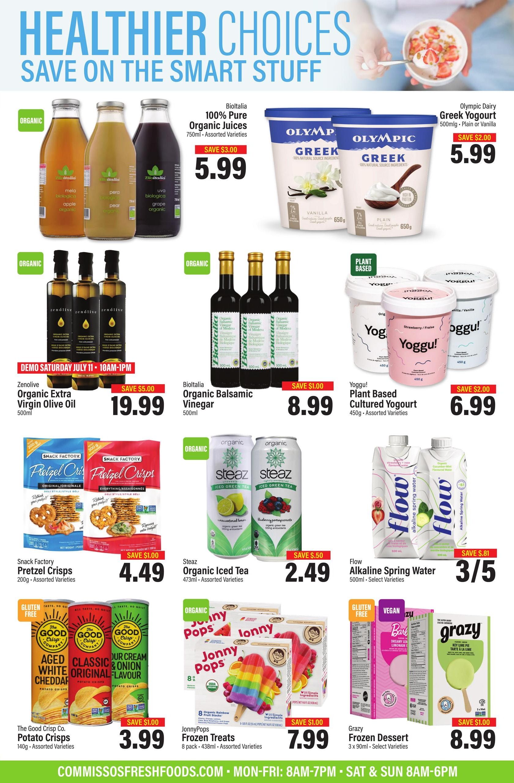 Commisso's Fresh Foods Wellness Flyer July 10 to 23