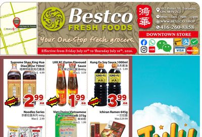 BestCo Food Mart (Downtown Toronto) Flyer July 10 to 16