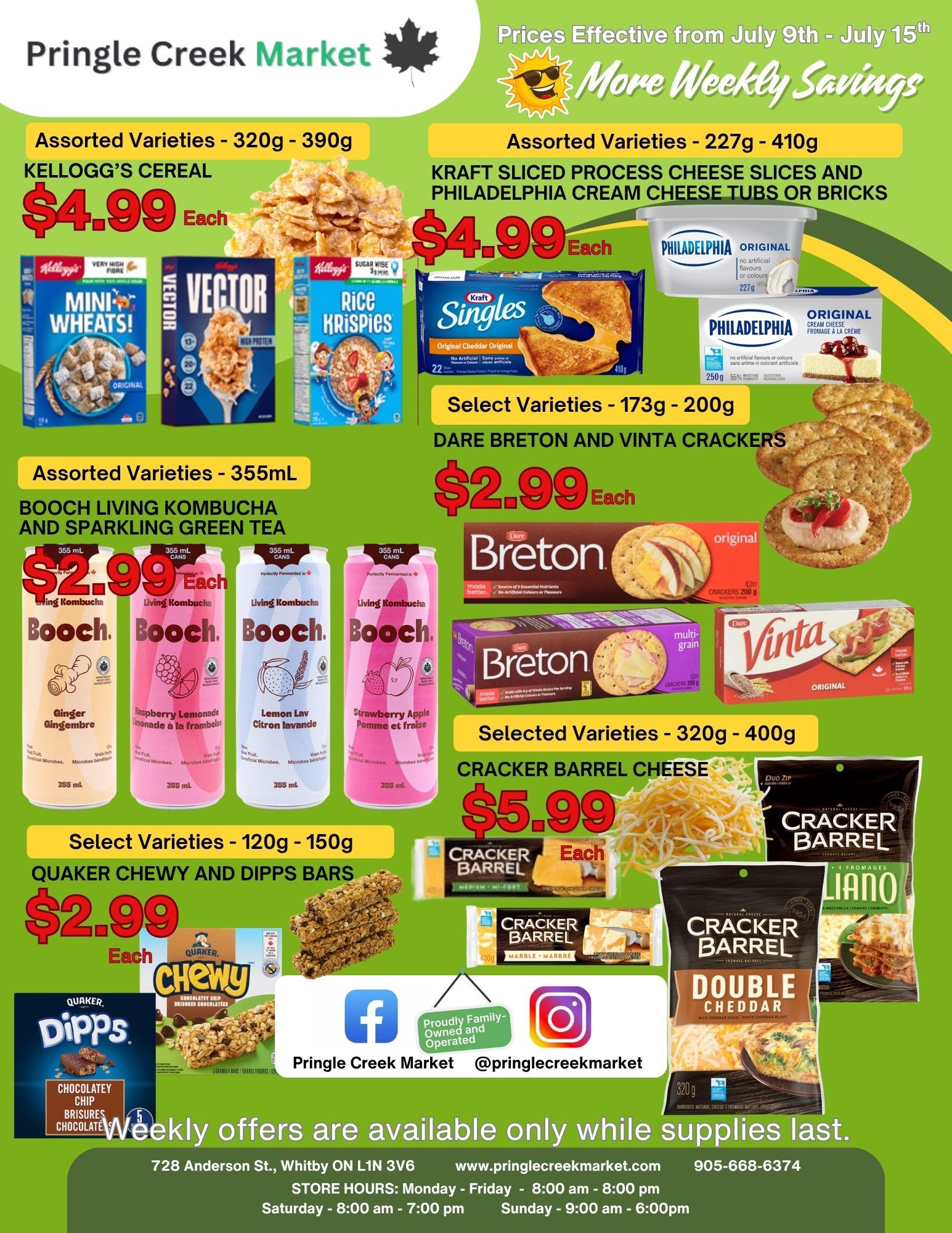 Pringle Creek Market Flyer July 9 to 15