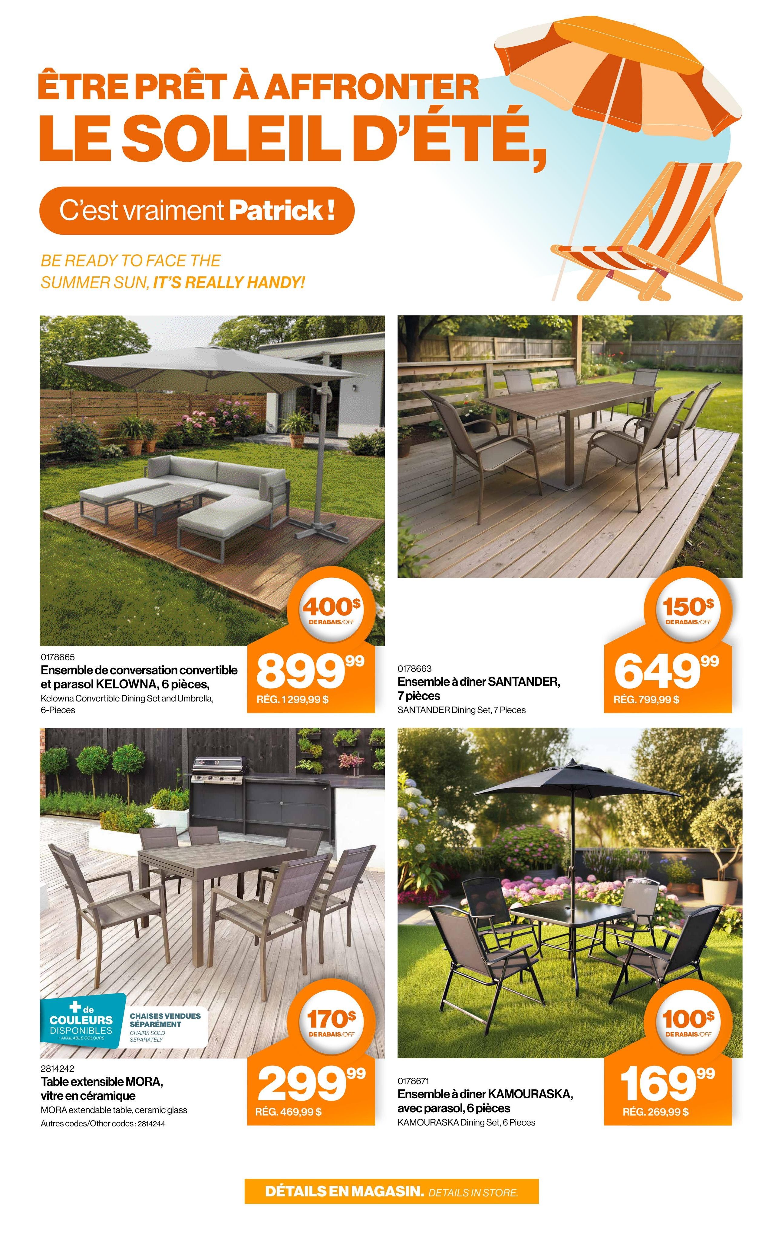 Patrick Morin Flyer July 9 to 15