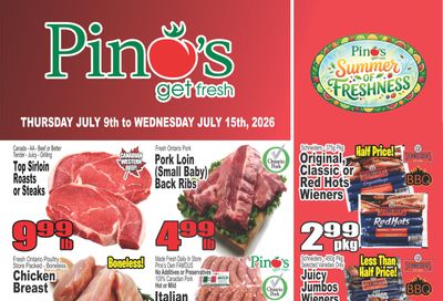 Pino's Flyer July 9 to 15