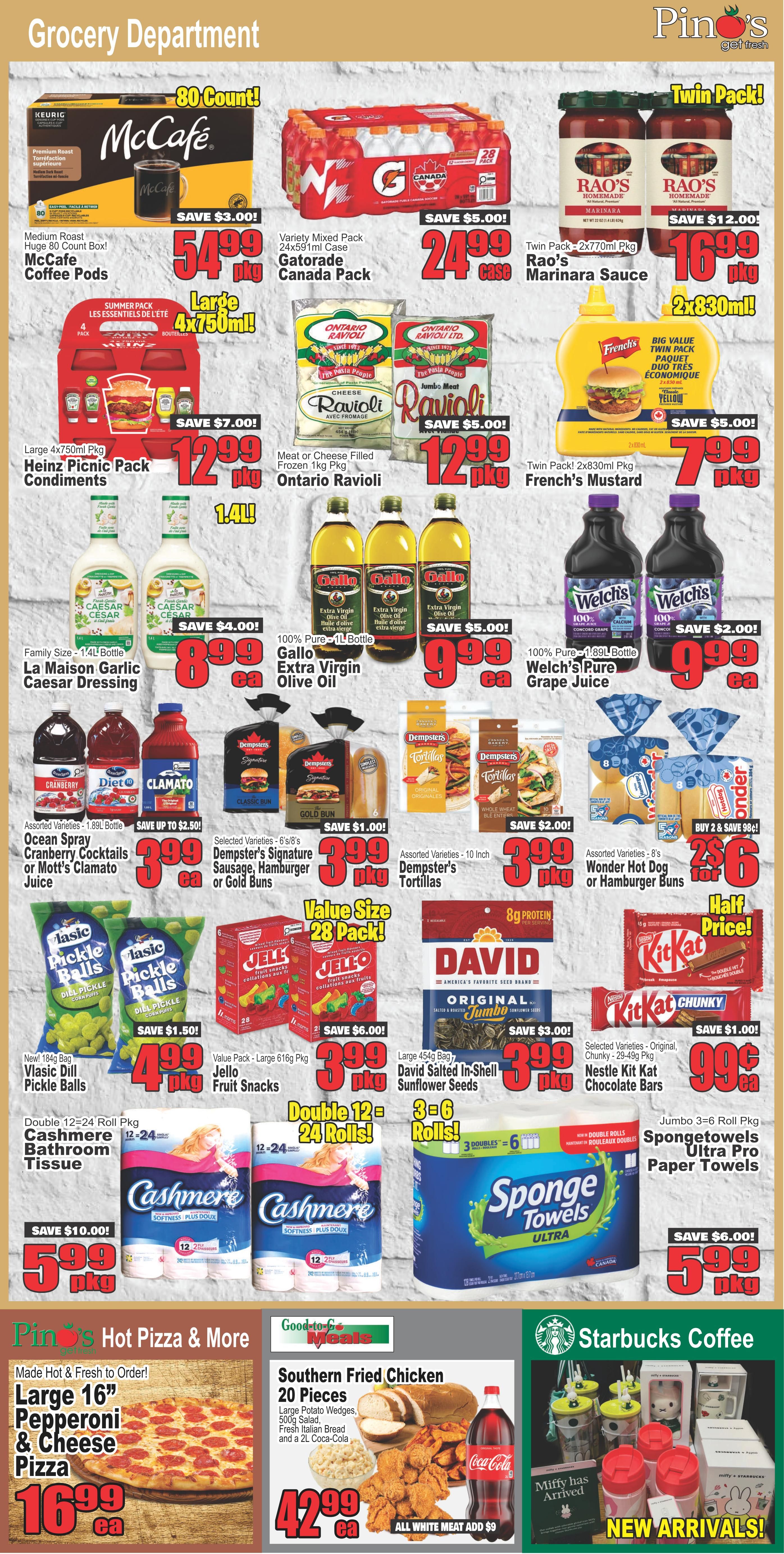 Pino's Flyer July 9 to 15
