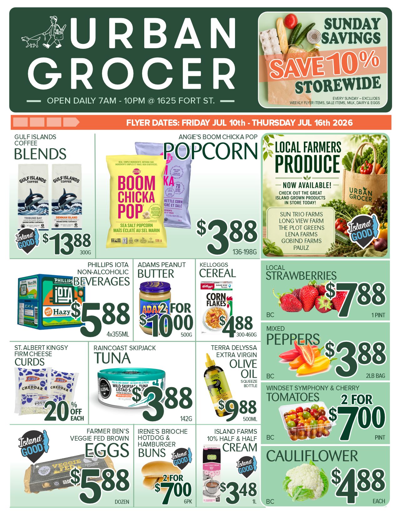 Urban Grocer Flyer July 10 to 16