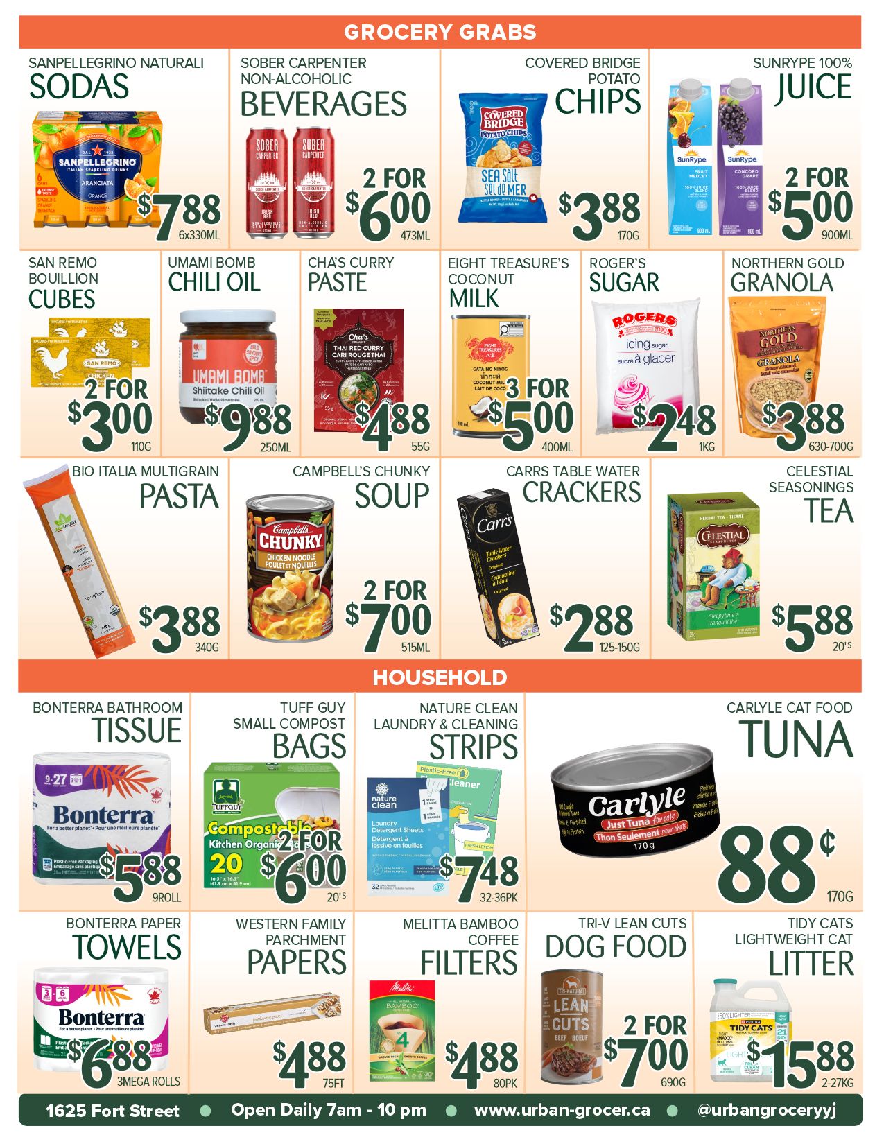 Urban Grocer Flyer July 10 to 16
