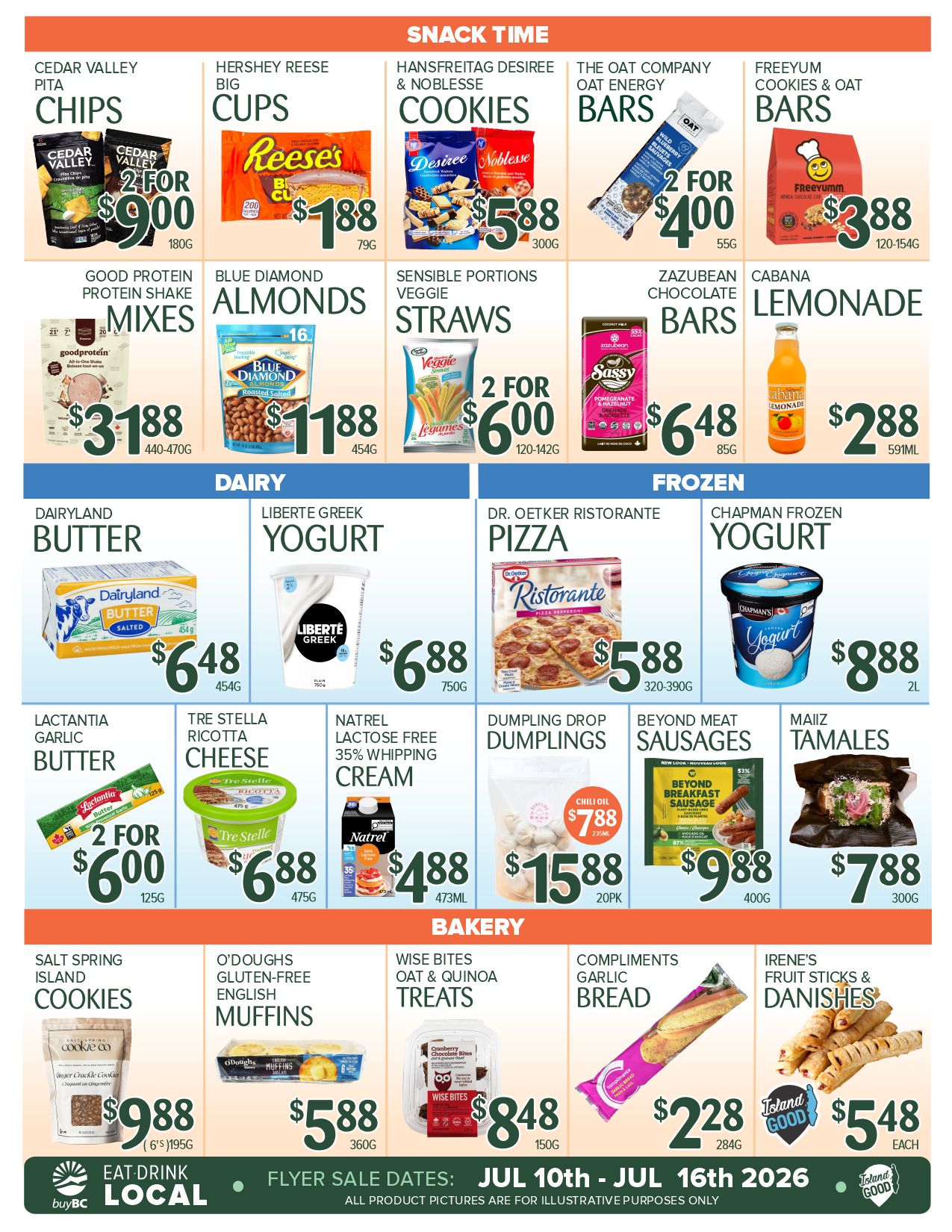 Urban Grocer Flyer July 10 to 16