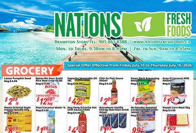 Nations Fresh Foods (Brampton) Flyer July 10 to 16