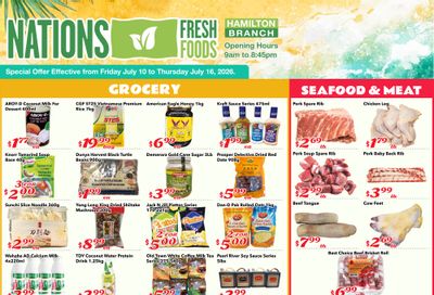 Nations Fresh Foods (Hamilton) Flyer July 10 to 16