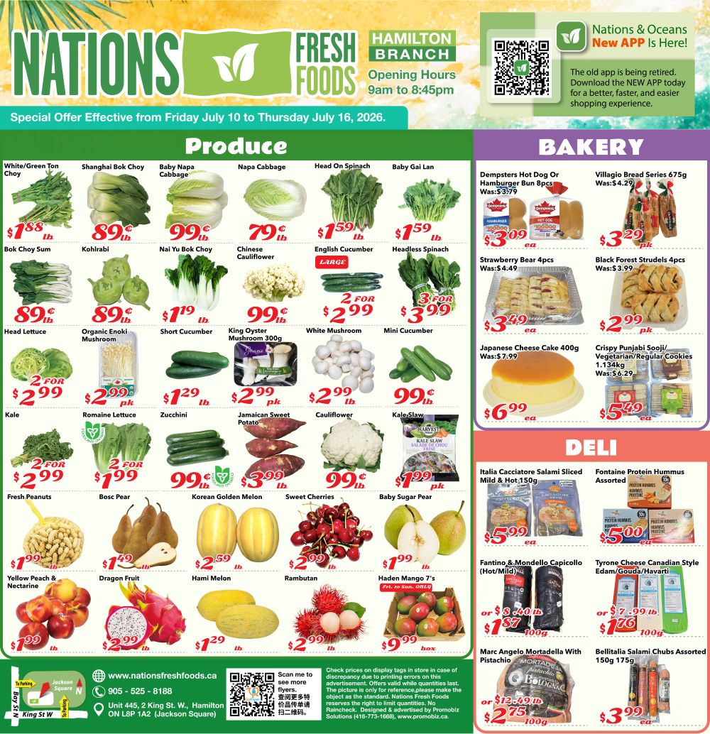 Nations Fresh Foods (Hamilton) Flyer July 10 to 16
