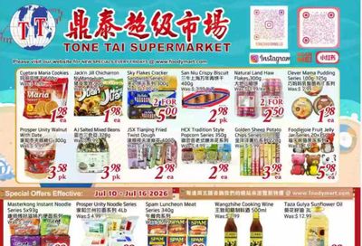 Tone Tai Supermarket Flyer July 10 to 16