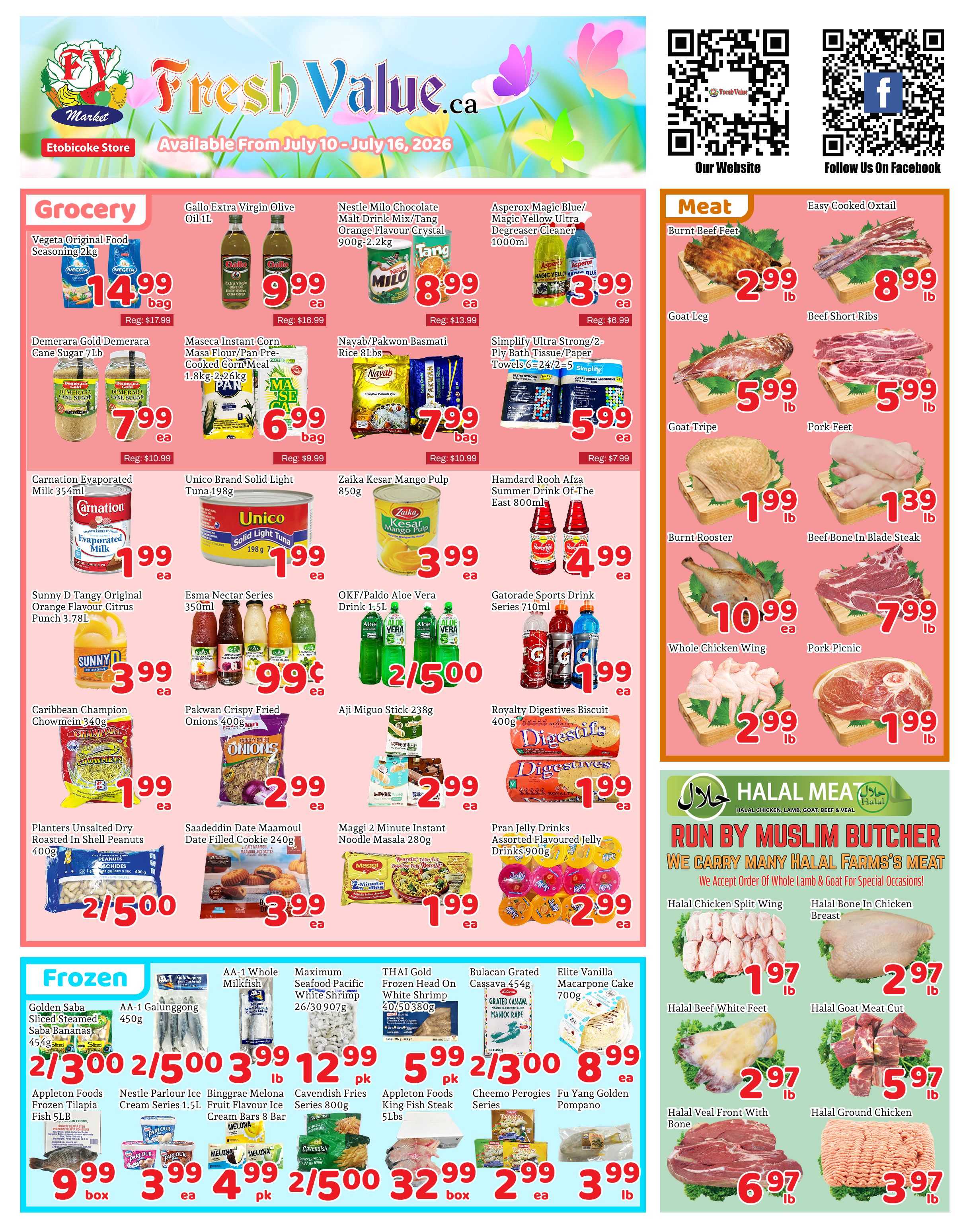Fresh Value (Etobicoke) Flyer July 10 to 16