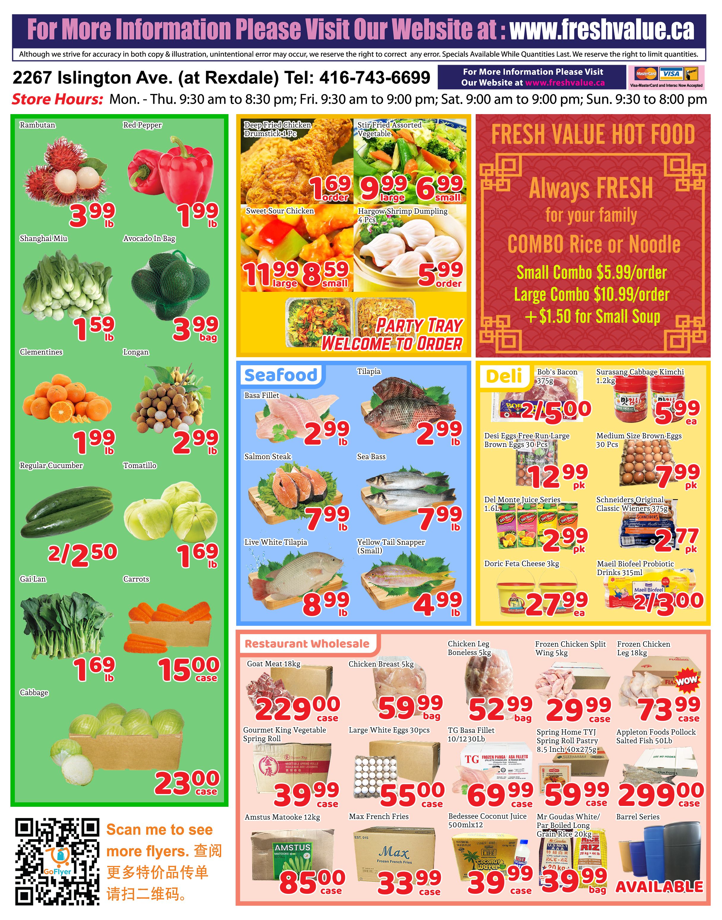 Fresh Value (Etobicoke) Flyer July 10 to 16