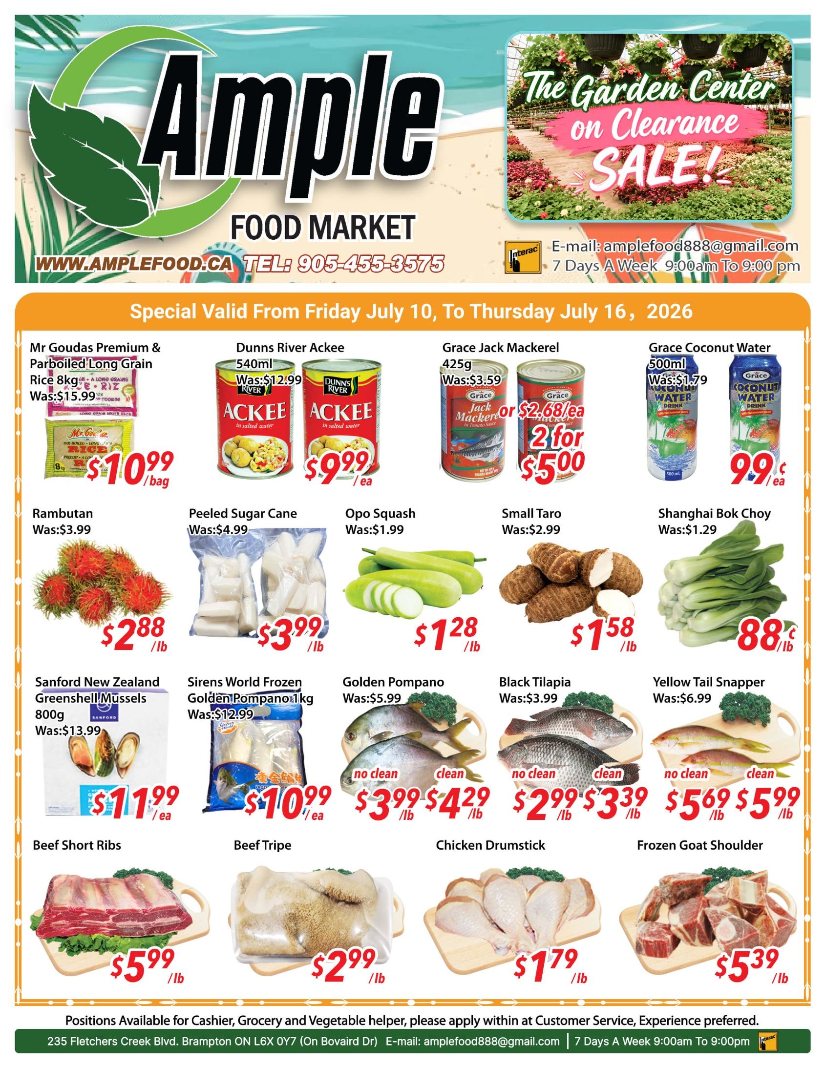 Ample Food Market (Brampton) Flyer July 10 to 16