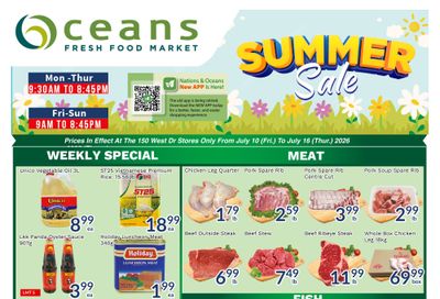 Oceans Fresh Food Market (Brampton) Flyer July 10 to 16