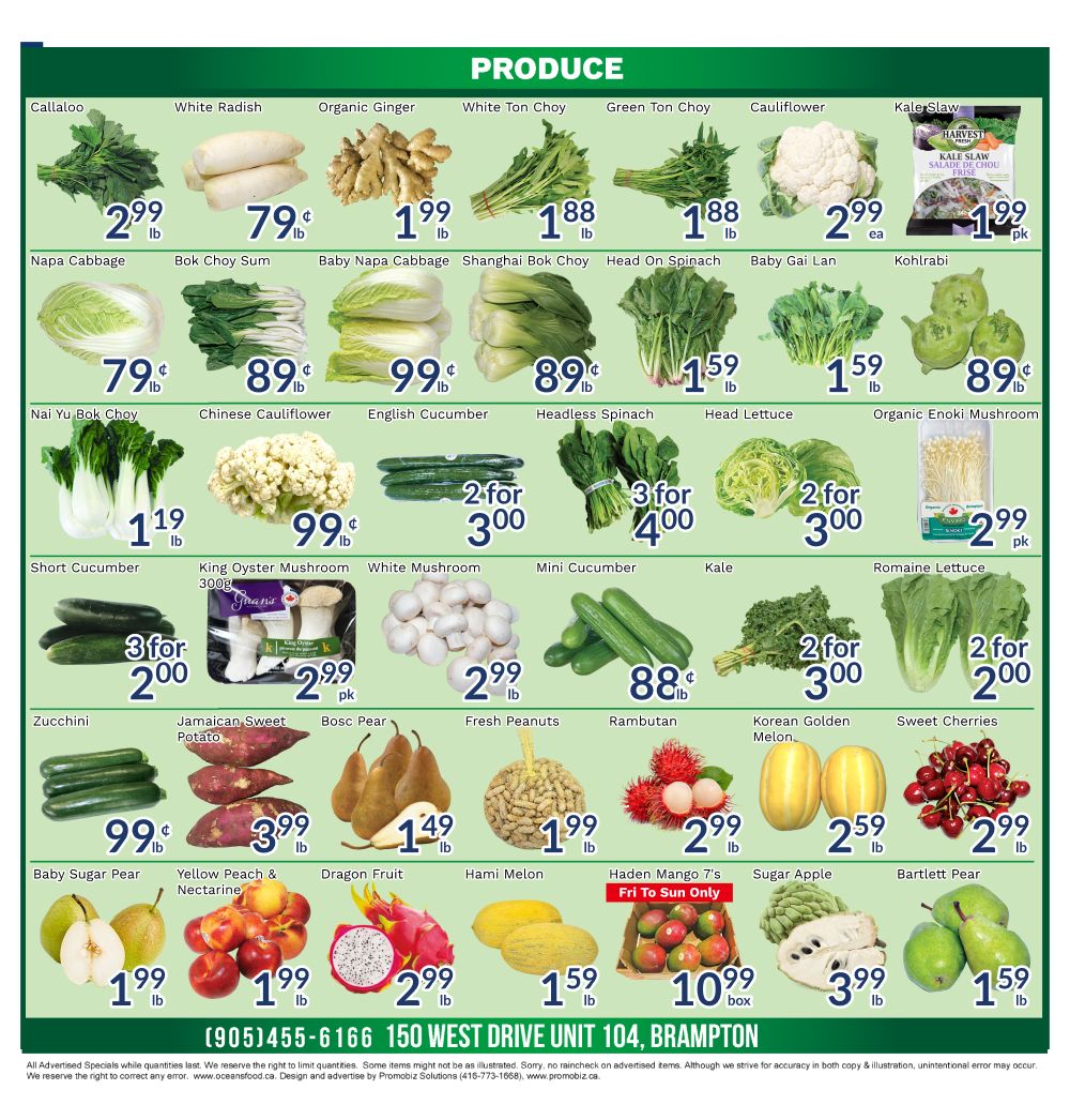 Oceans Fresh Food Market (Brampton) Flyer July 10 to 16