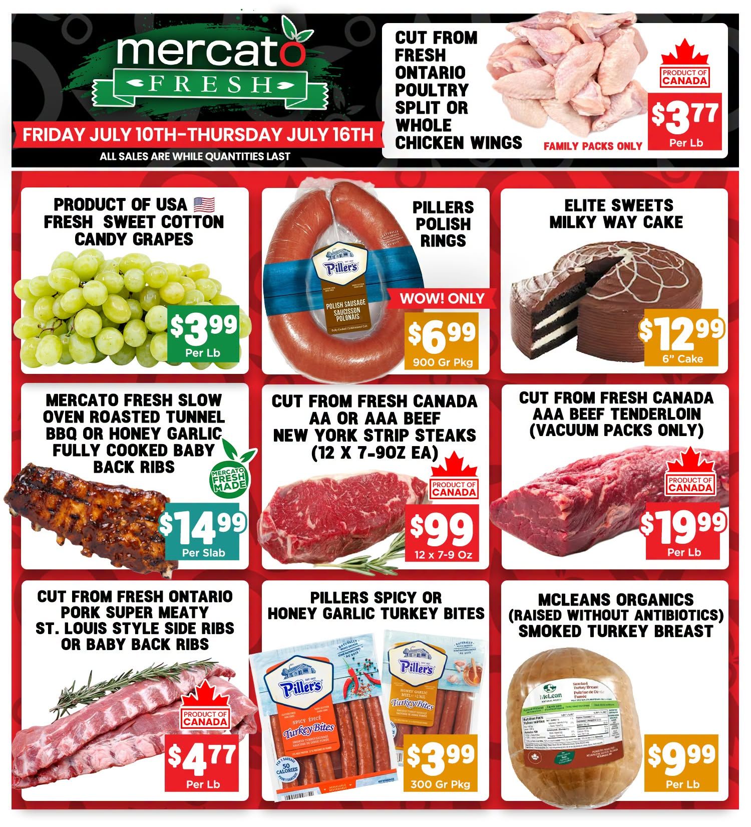 Mercato Fresh Flyer July 10 to 16