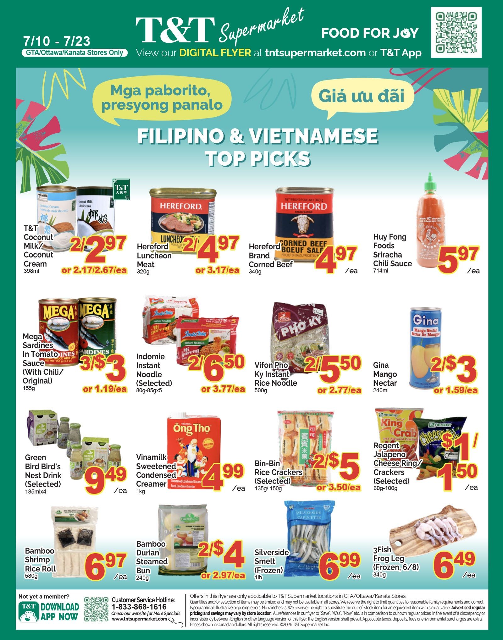 T&T Supermarket (GTA) Flyer July 10 to 16