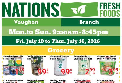 Nations Fresh Foods (Vaughan) Flyer July 10 to 16