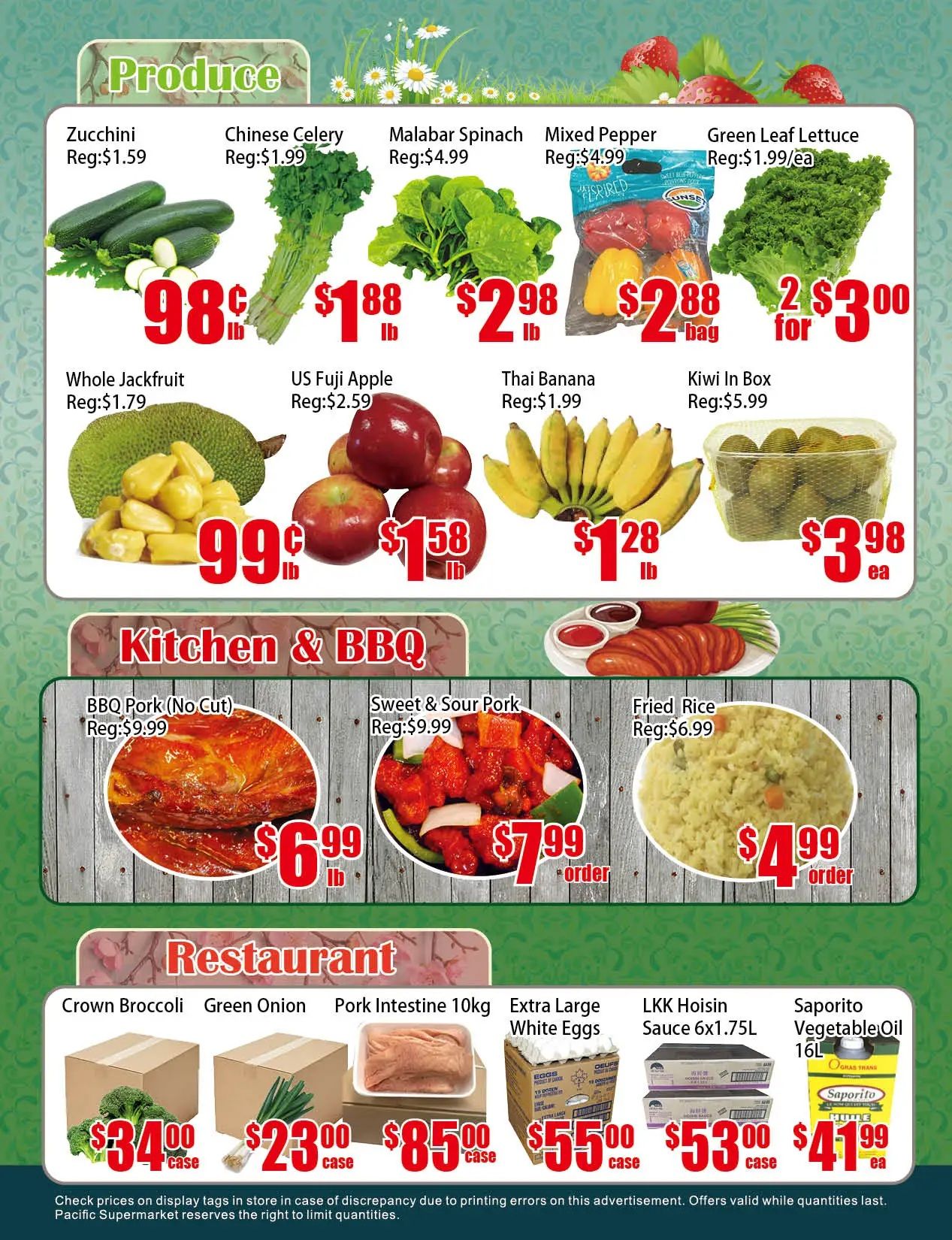 Pacific Fresh Food Market (North York) Flyer July 10 to 16