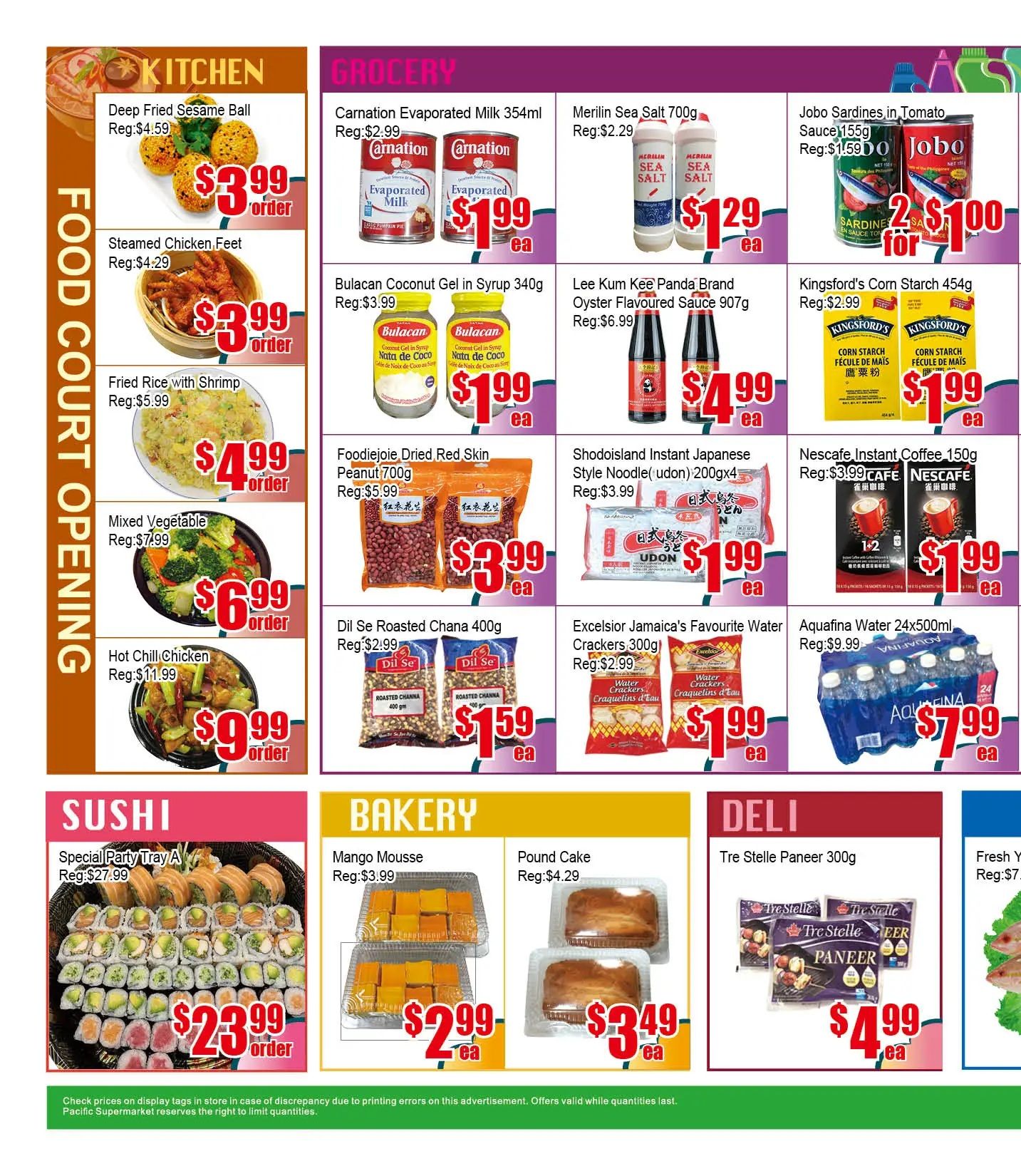 Pacific Fresh Food Market (Pickering) Flyer July 10 to 16