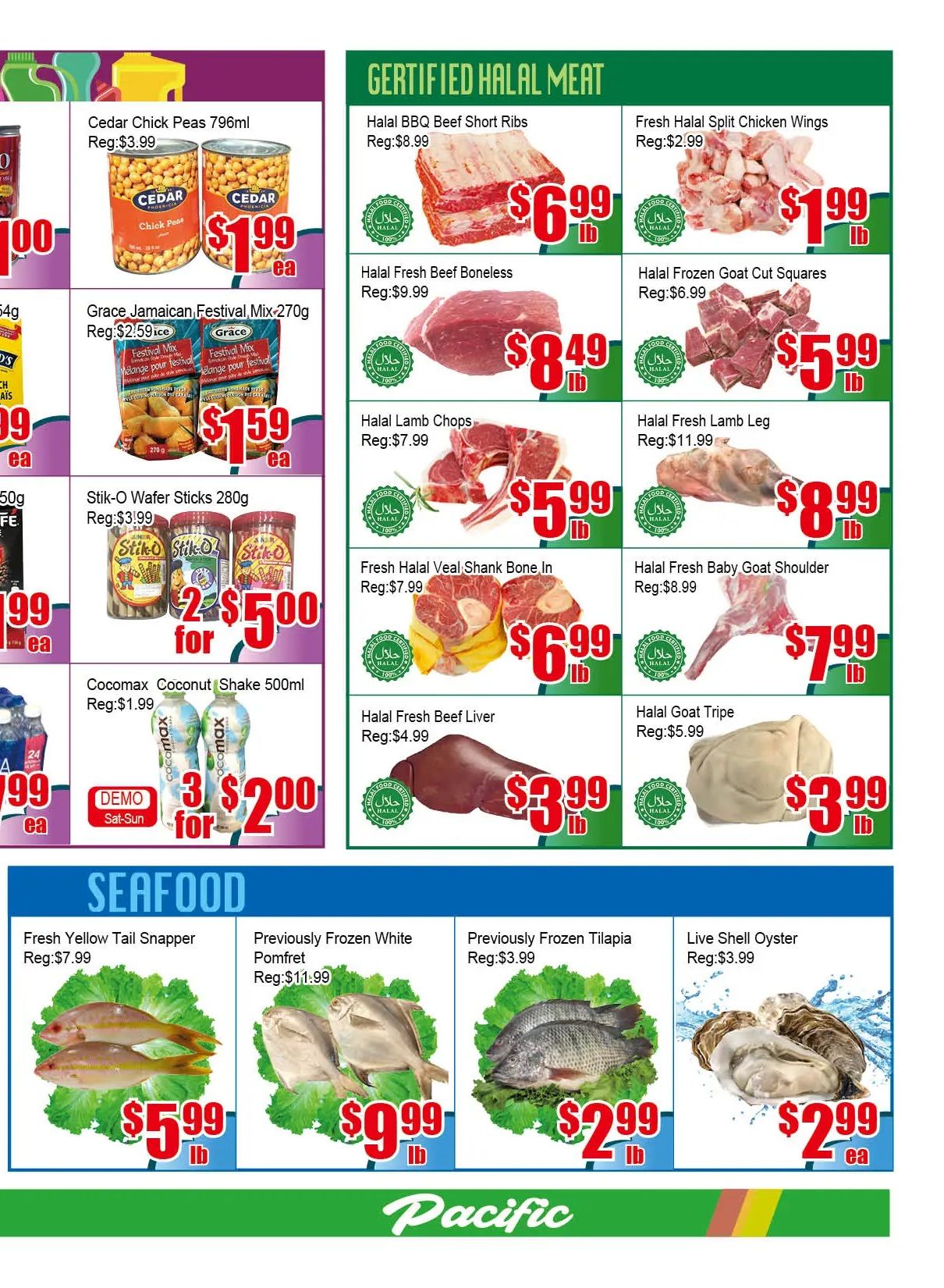 Pacific Fresh Food Market (Pickering) Flyer July 10 to 16