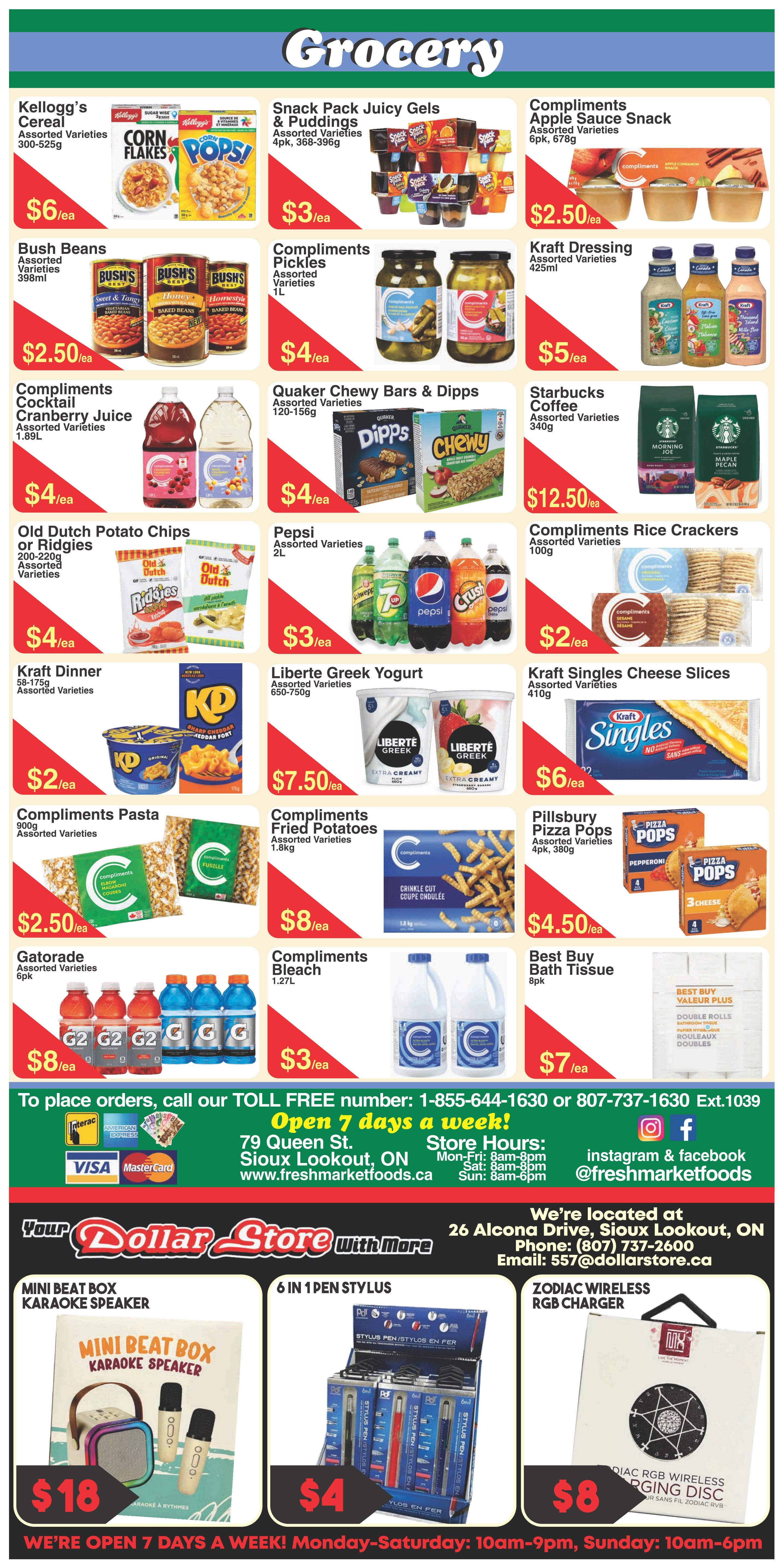 Fresh Market Foods Flyer July 10 to 16