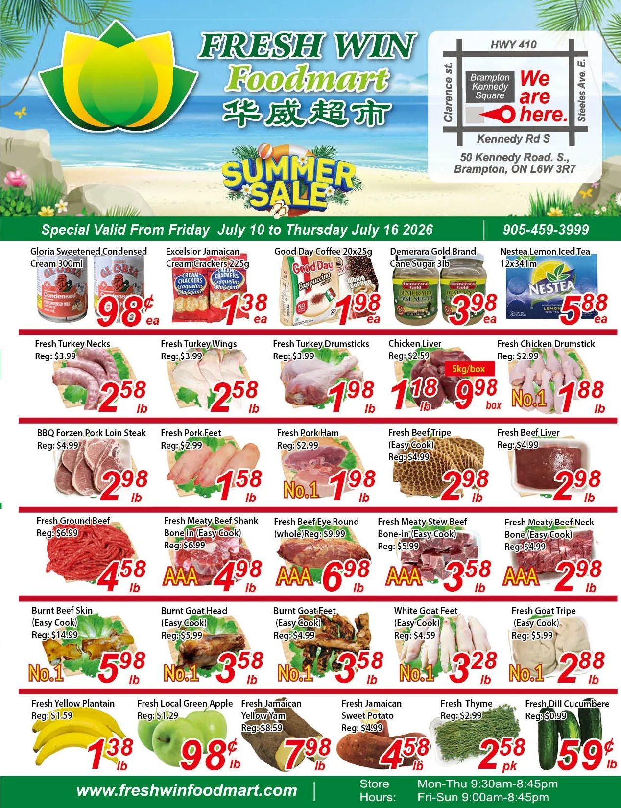 Fresh Win Foodmart Flyer July 10 to 16