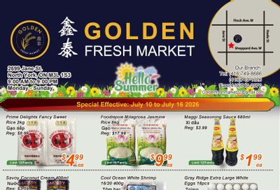 Golden Fresh Market Flyer July 10 to 16