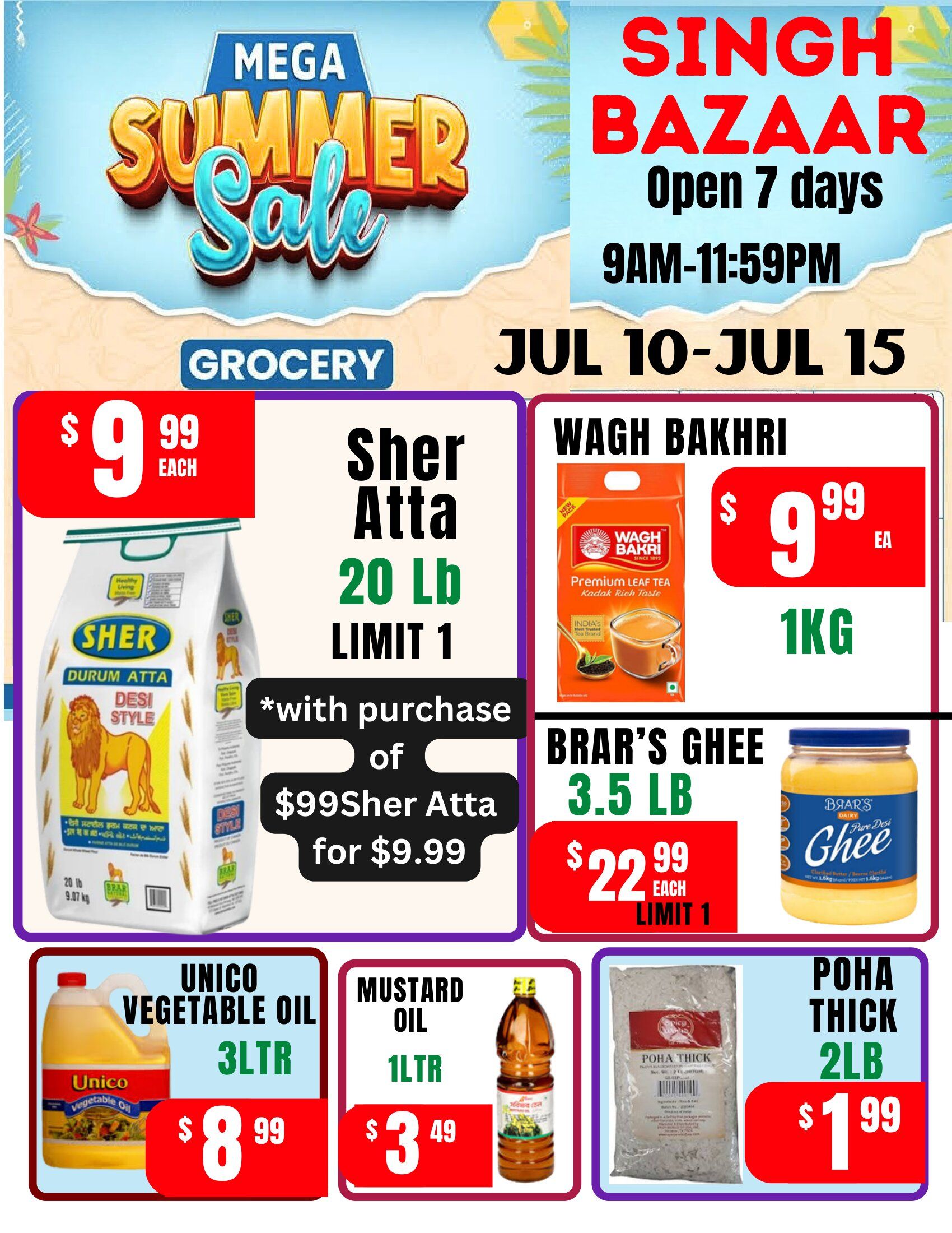 Singh Bazaar Flyer July 10 to 15