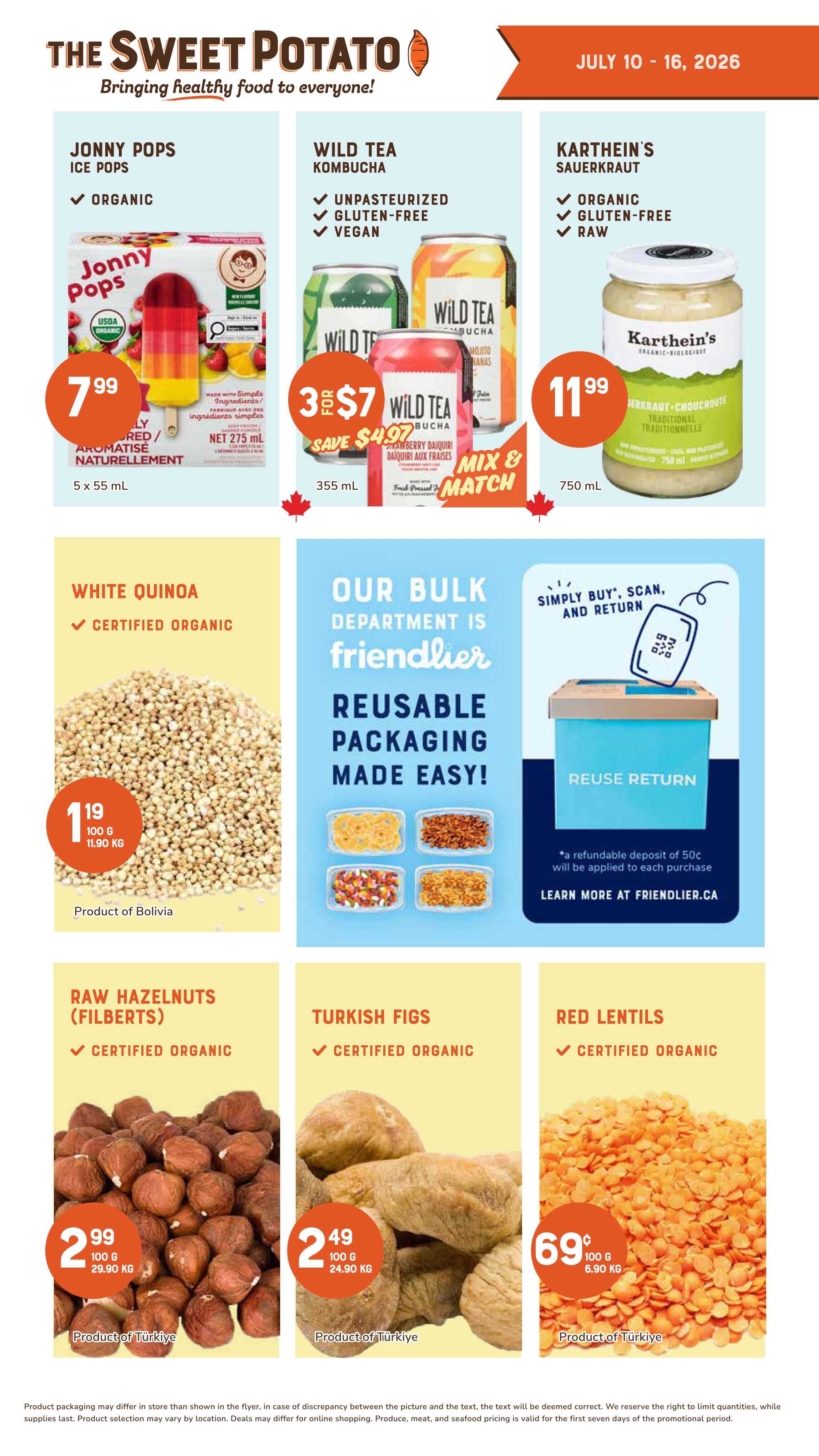 The Sweet Potato Flyer July 10 to 16