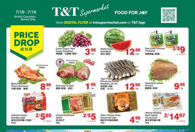 T&T Supermarket (BC) Flyer July 10 to 16