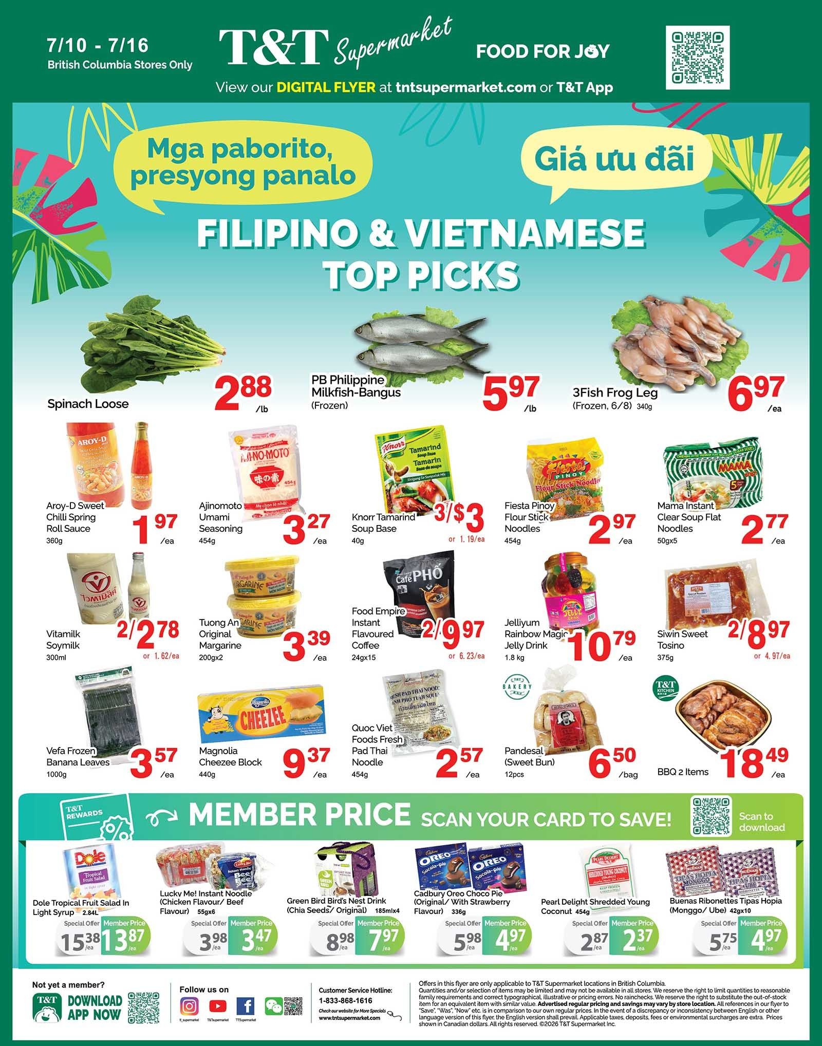 T&T Supermarket (BC) Flyer July 10 to 16