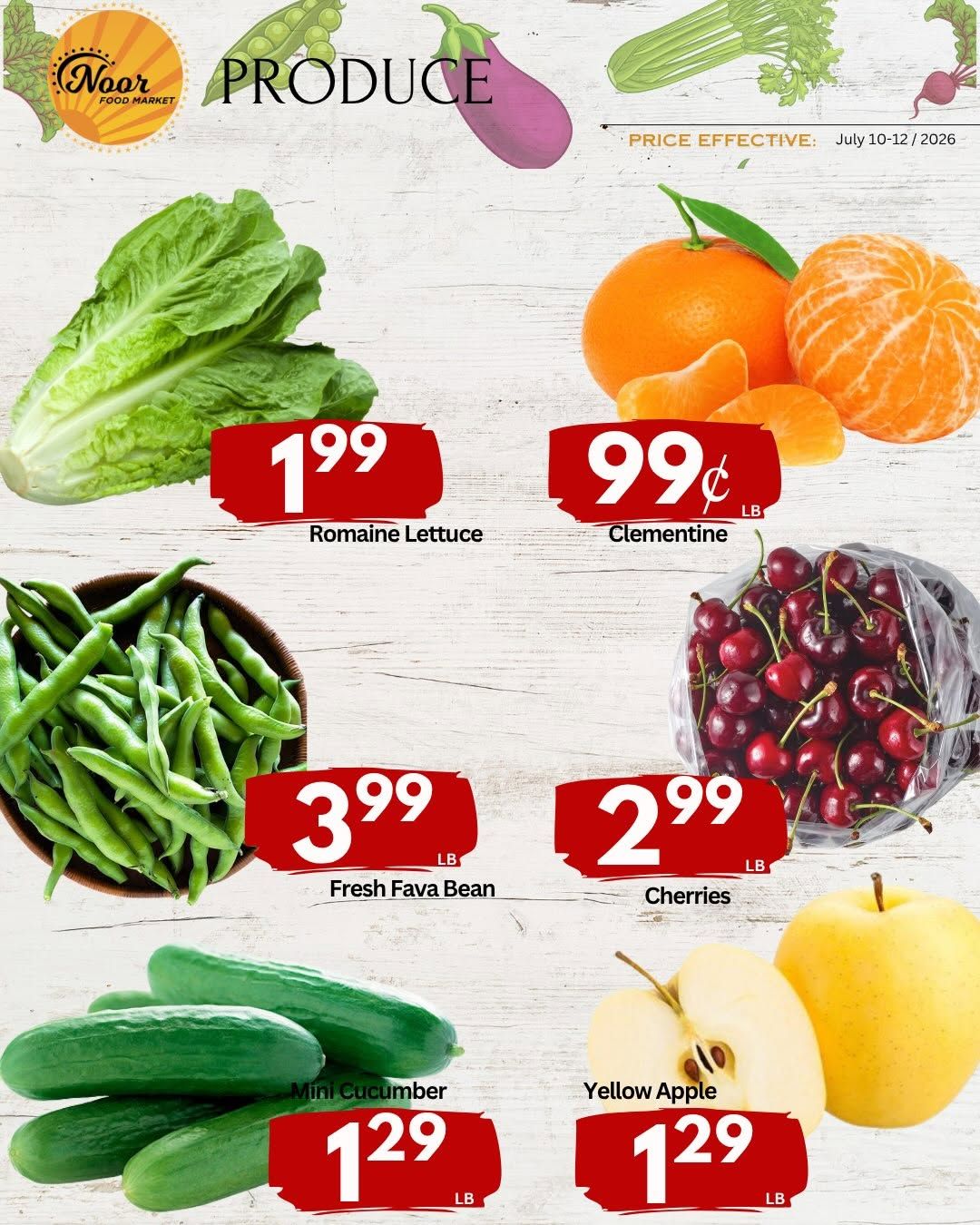 Noor Food Market Flyer July 10 to 16