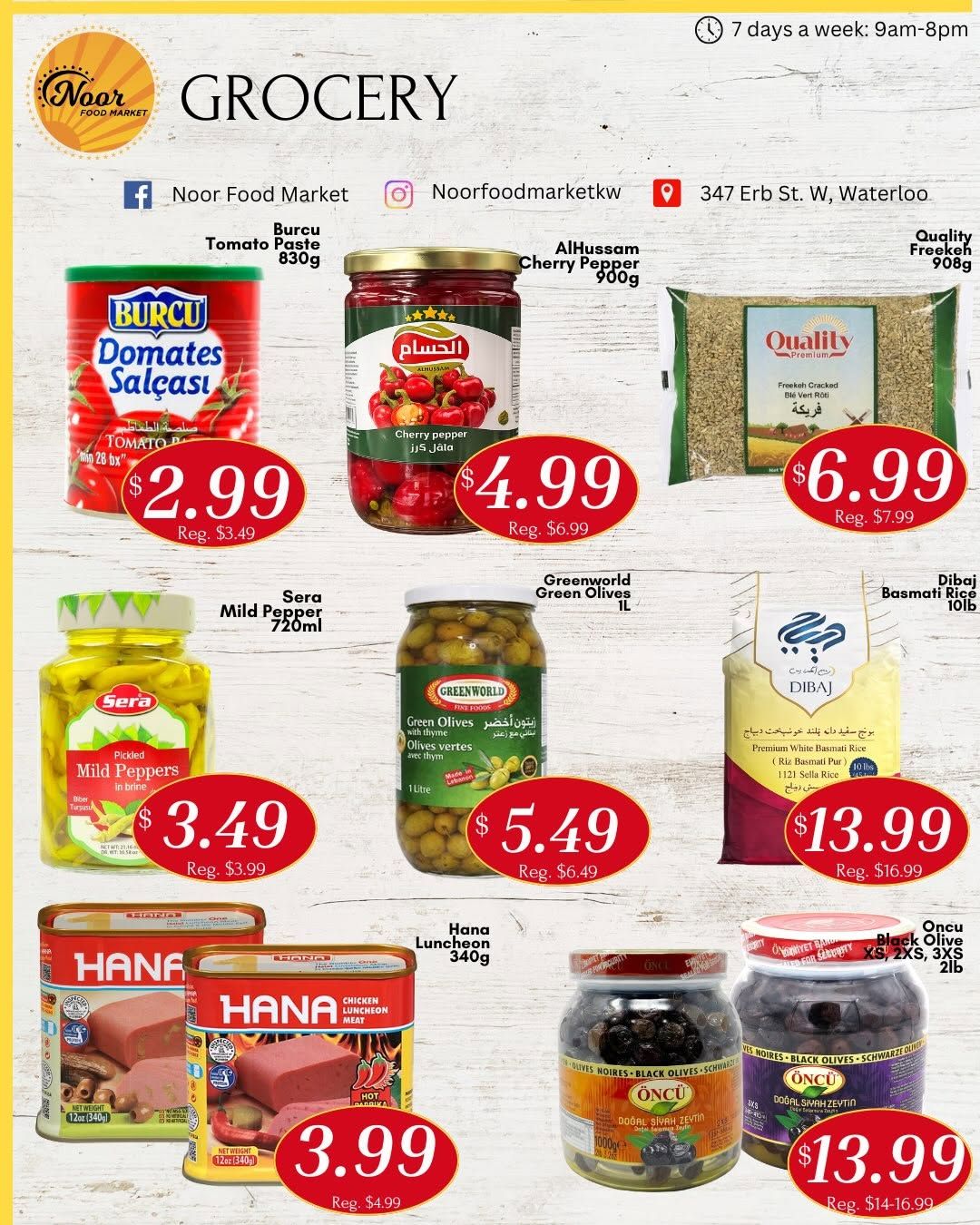 Noor Food Market Flyer July 10 to 16