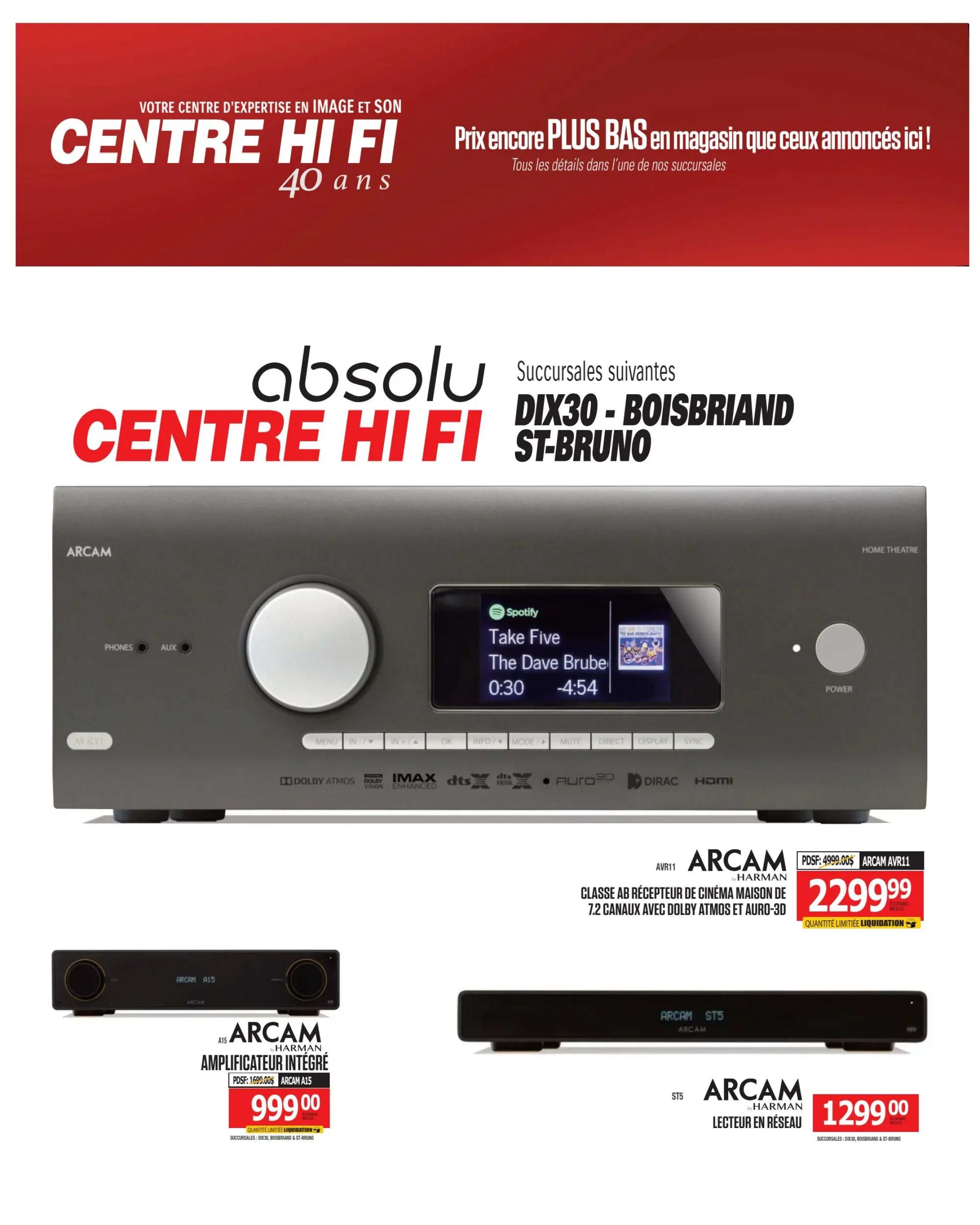 Centre Hi-Fi Flyer July 10 to 16