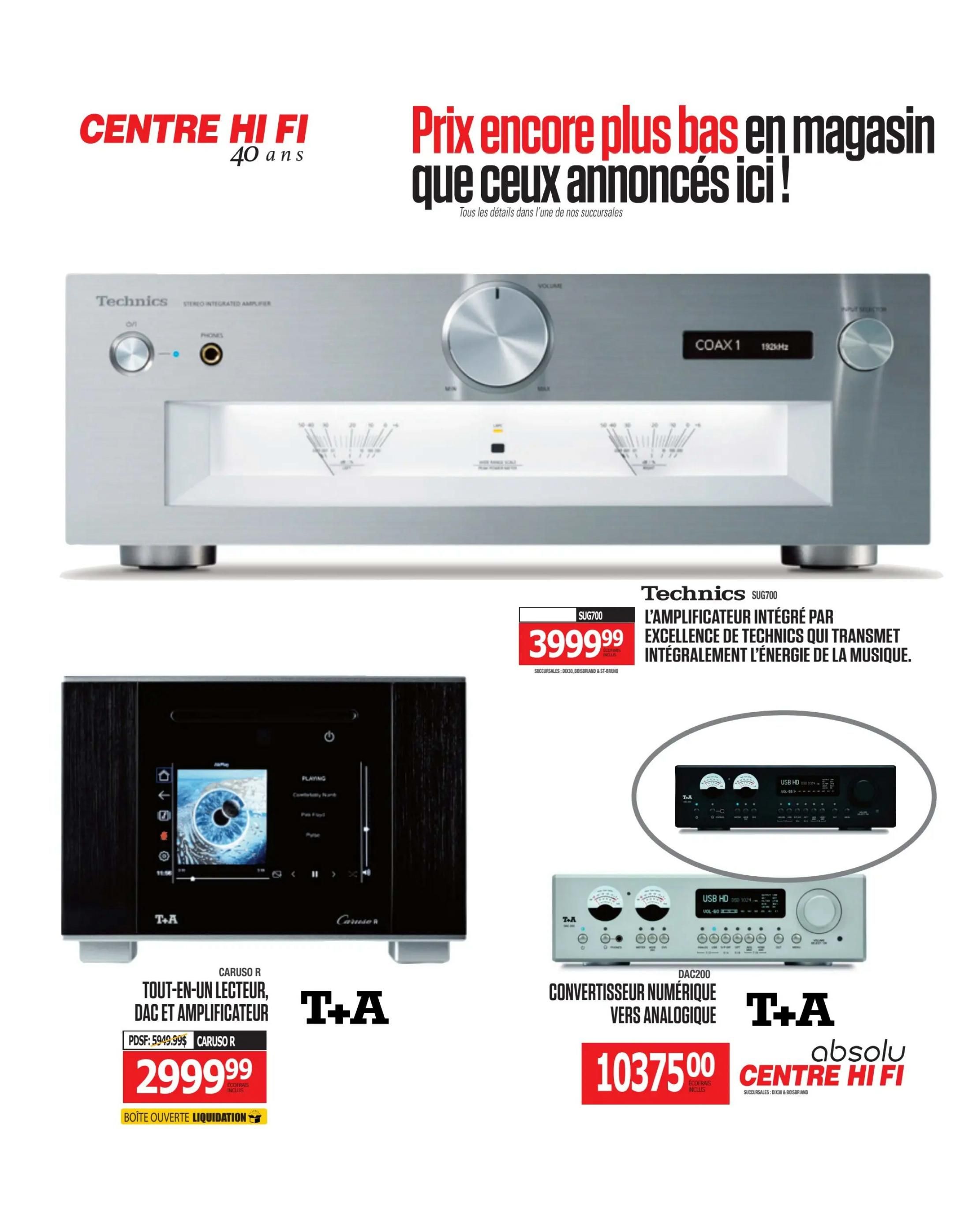 Centre Hi-Fi Flyer July 10 to 16