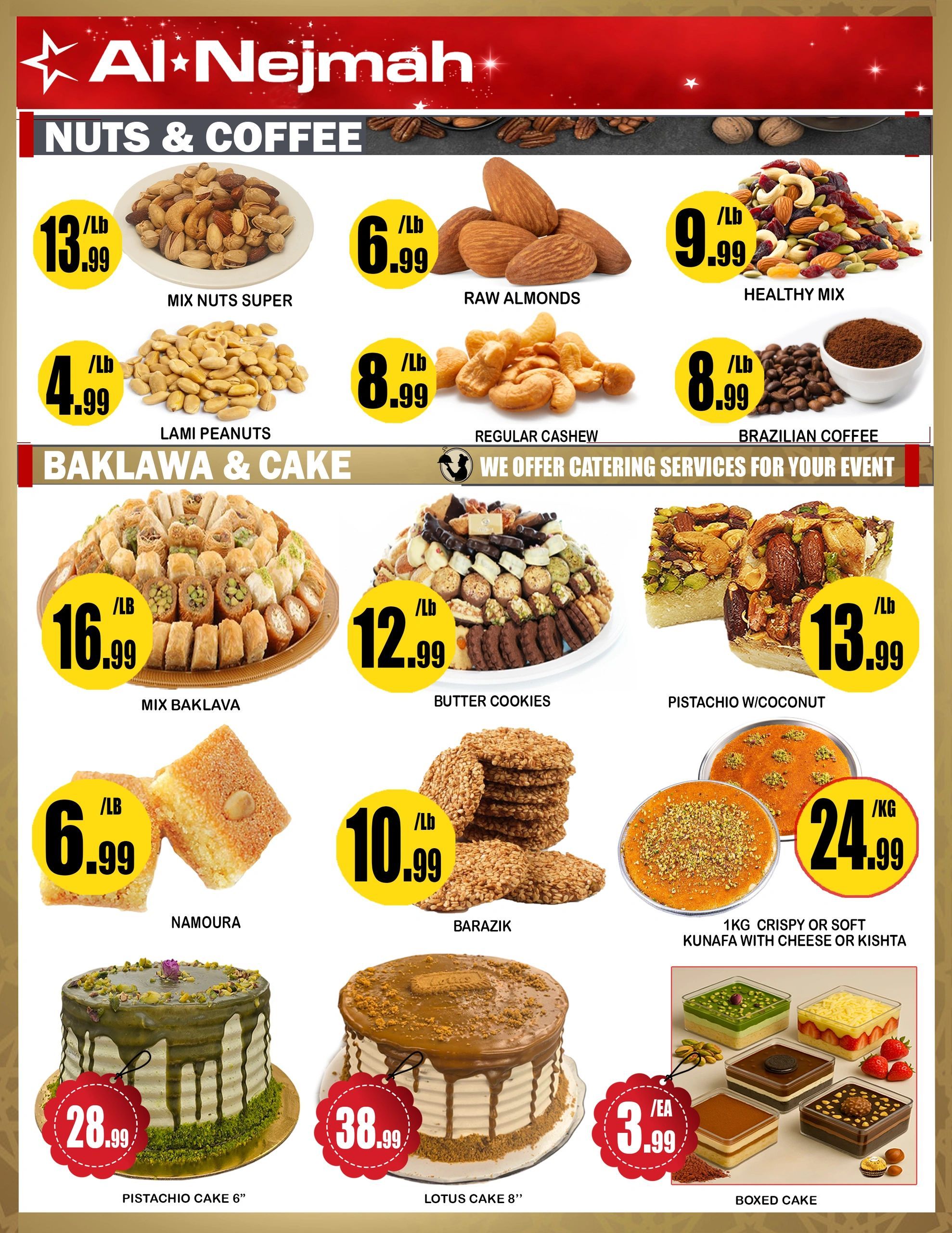 Alnejmah Fine Foods Inc. Flyer July 10 to 16