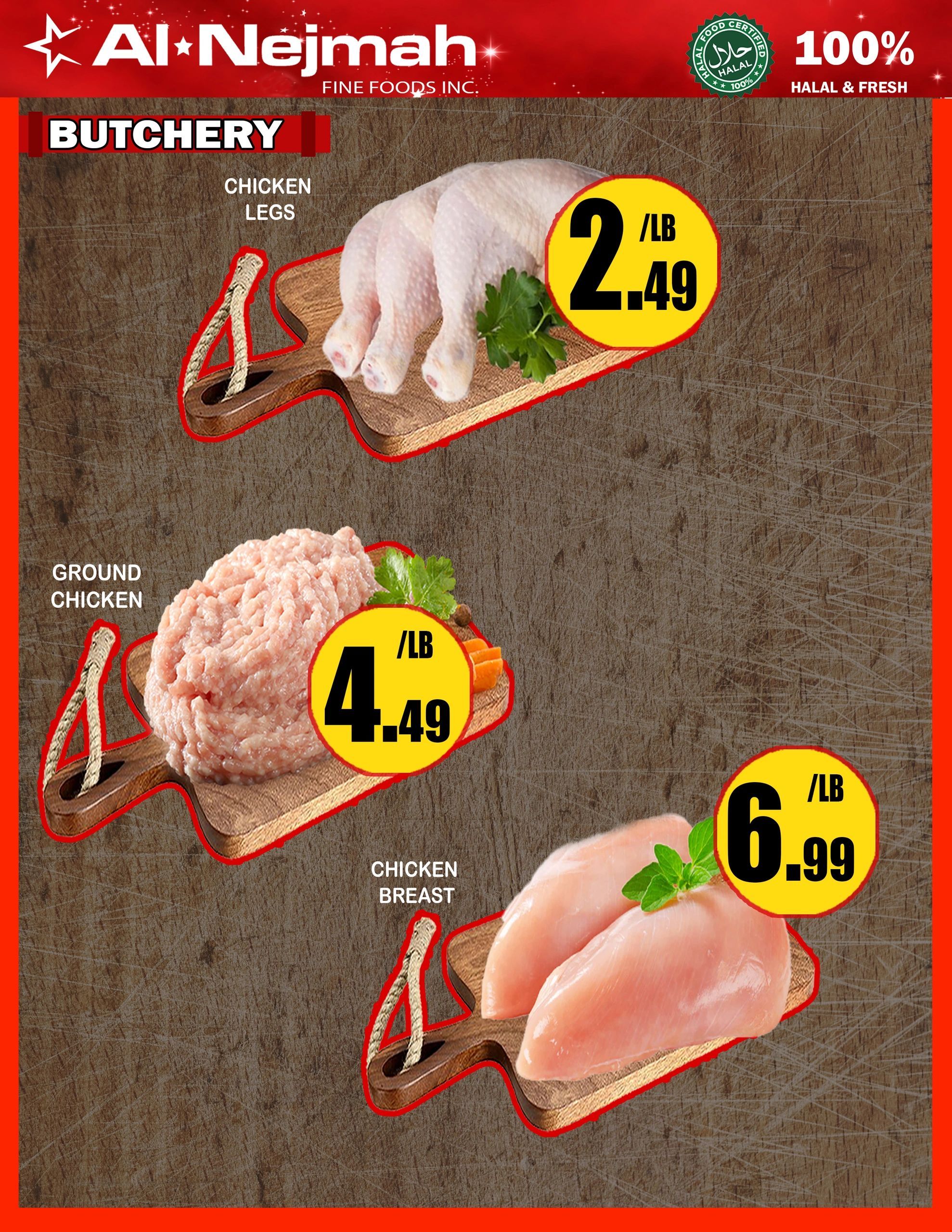 Alnejmah Fine Foods Inc. Flyer July 10 to 16