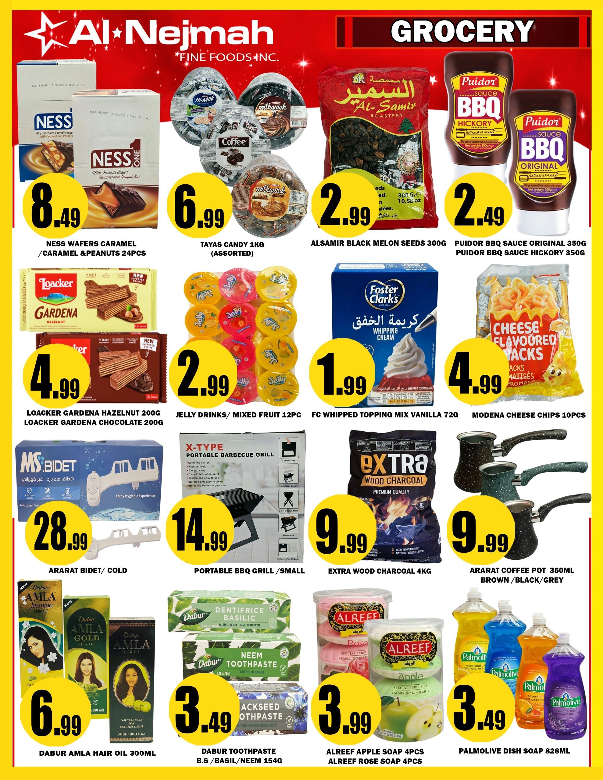 Alnejmah Fine Foods Inc. Flyer July 10 to 16
