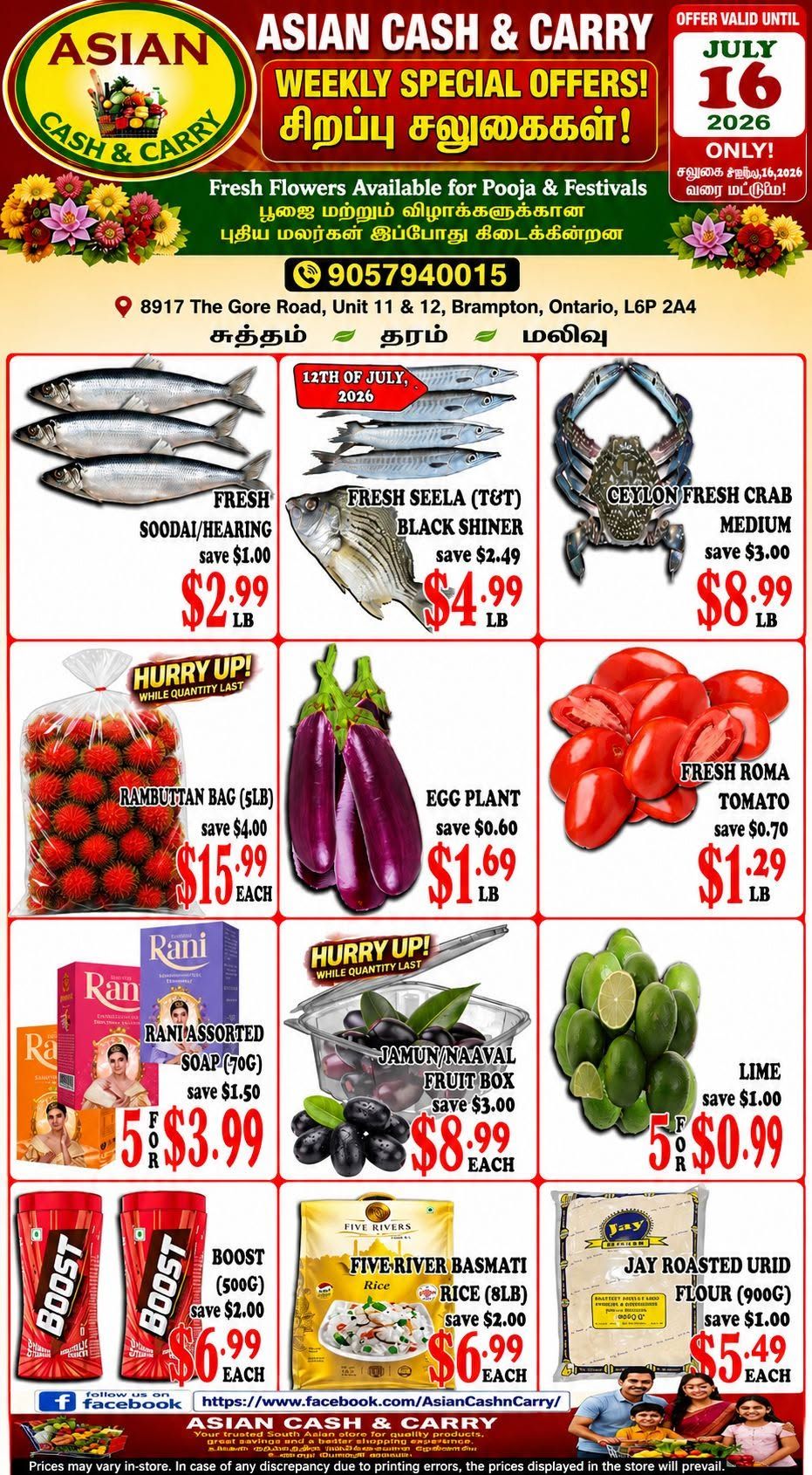 Asian Cash & Carry Flyer July 10 to 16
