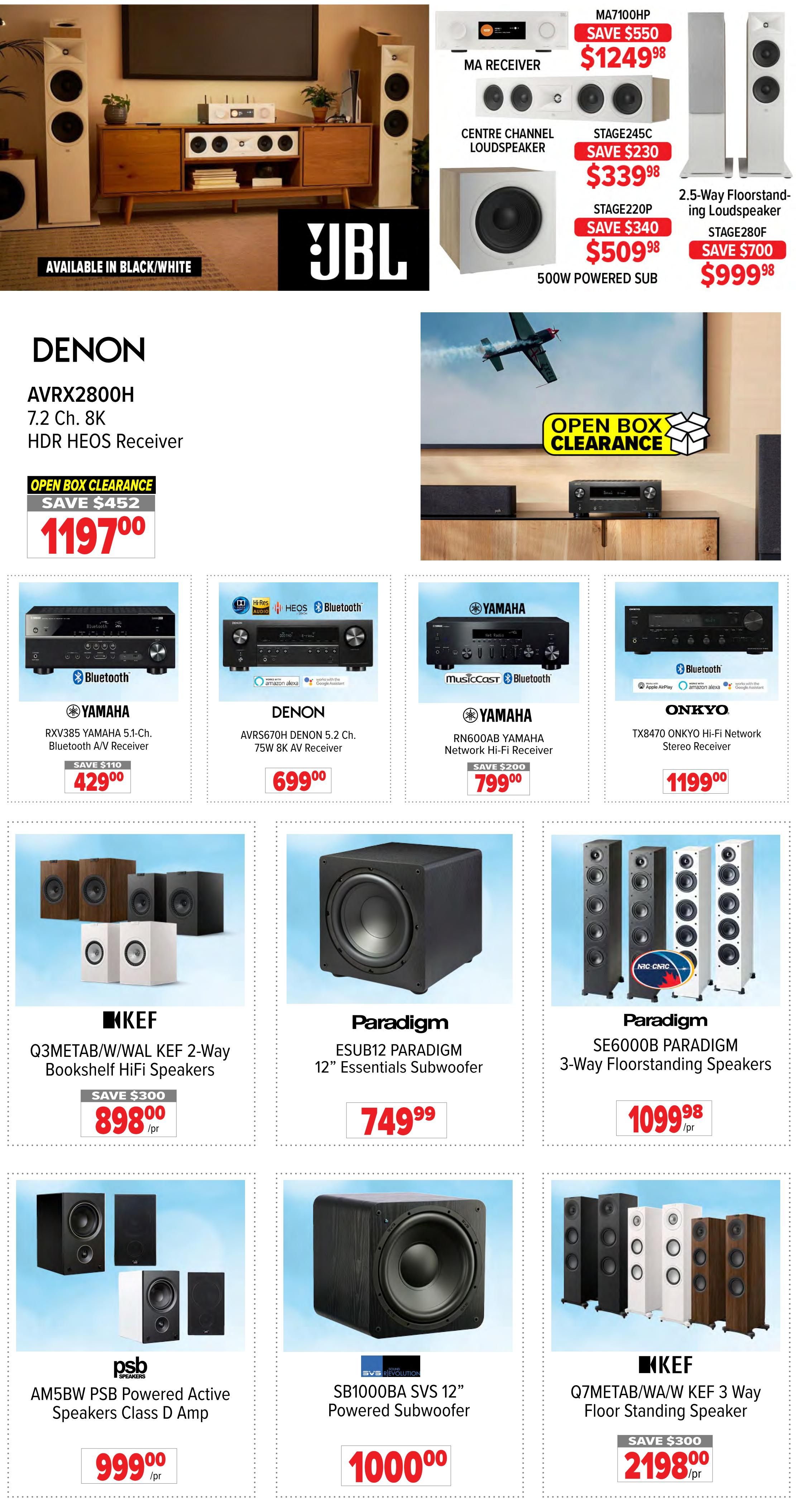 2001 Audio Video Flyer July 10 to 16